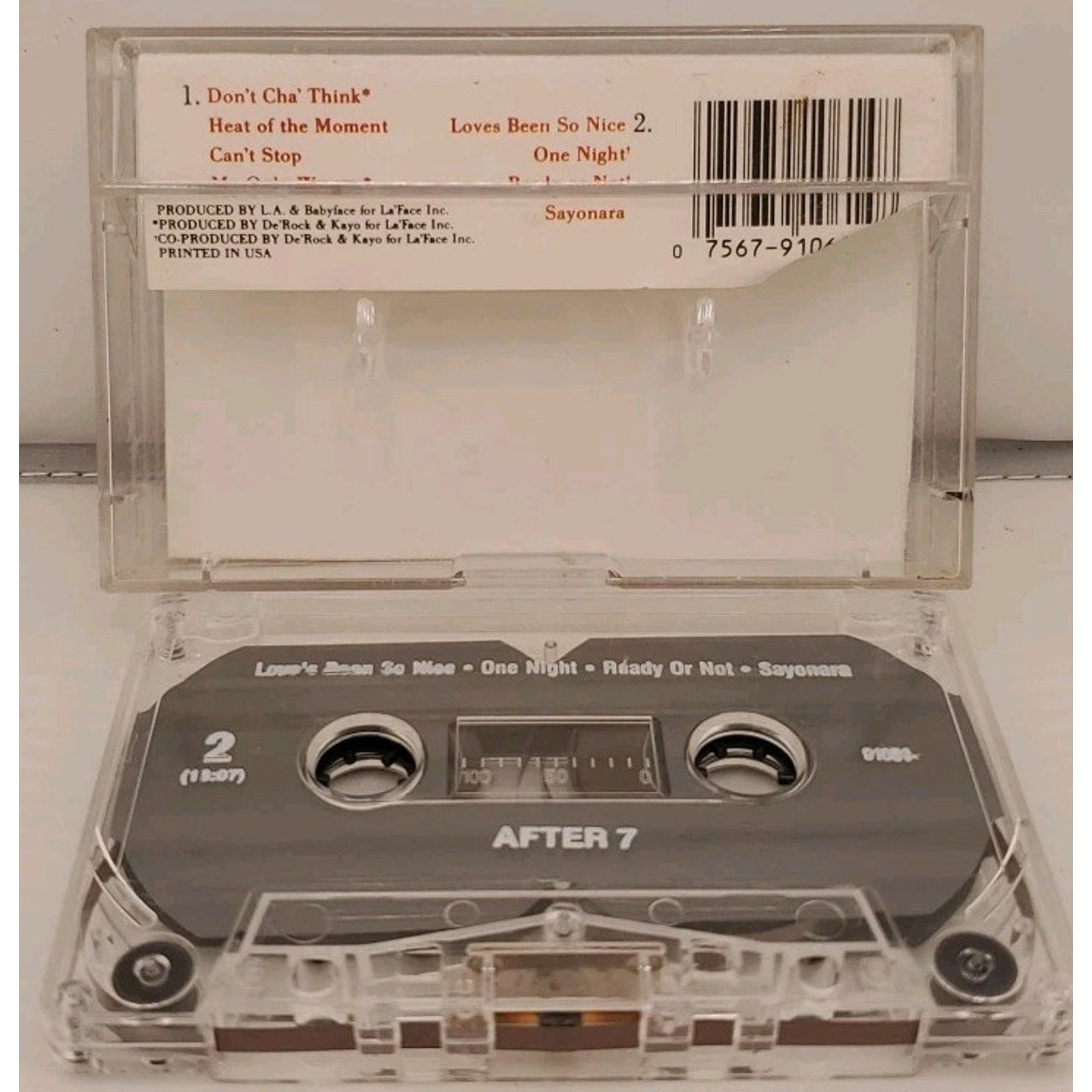 After 7: Self-Titled (Audio Cassette 1989)
