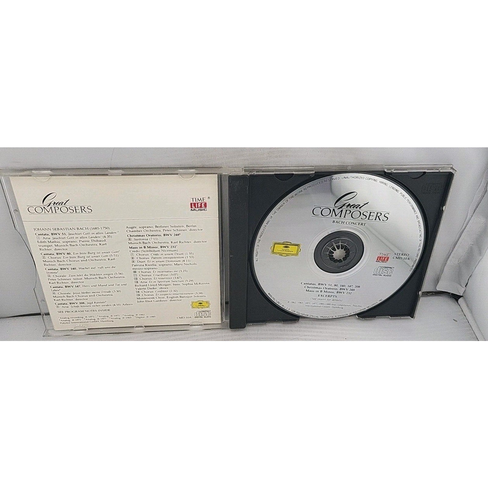 Great Composers - Bach Concert CD