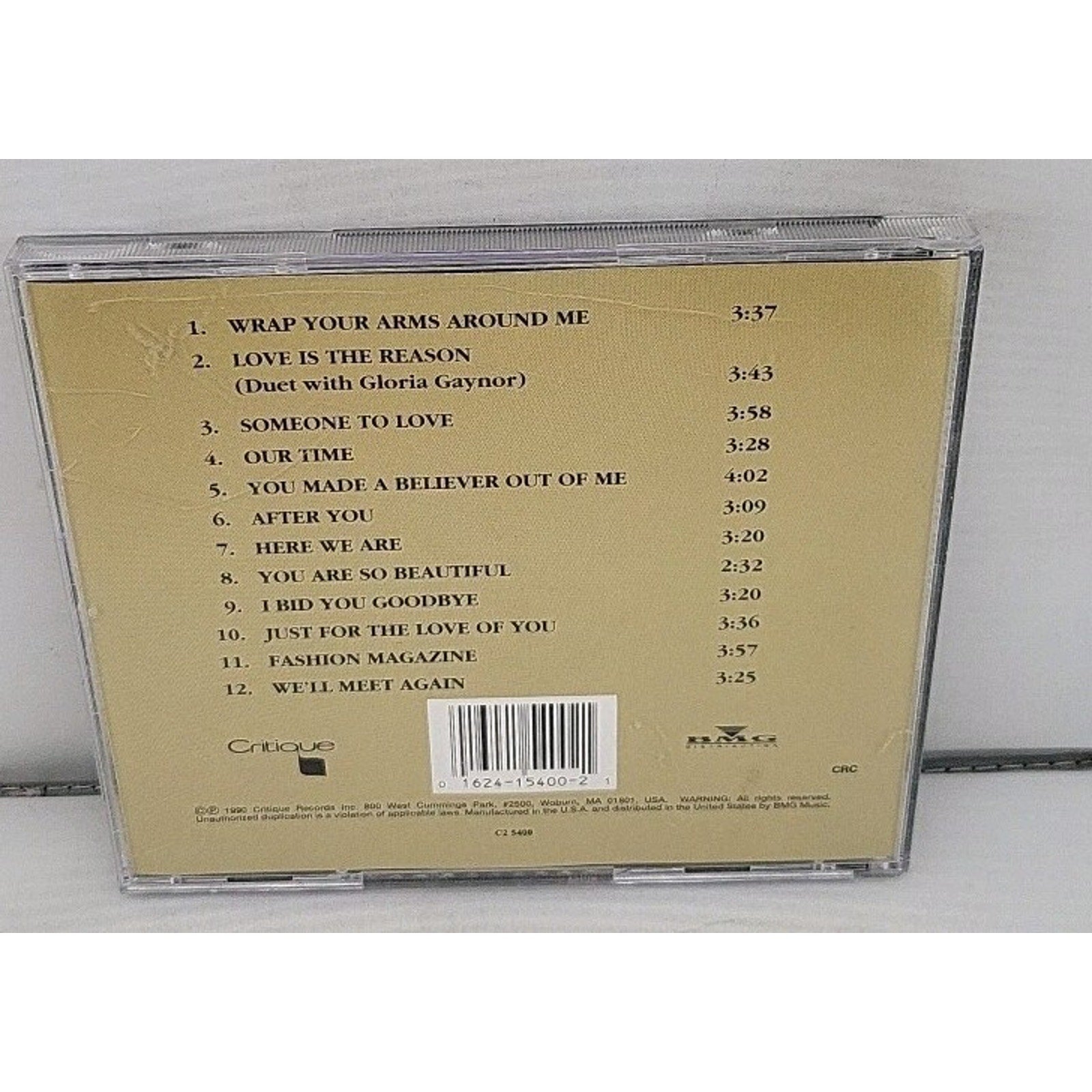 Love Is the Reason by Engelbert Humperdinck (Vocal) (CD, Critique Records)