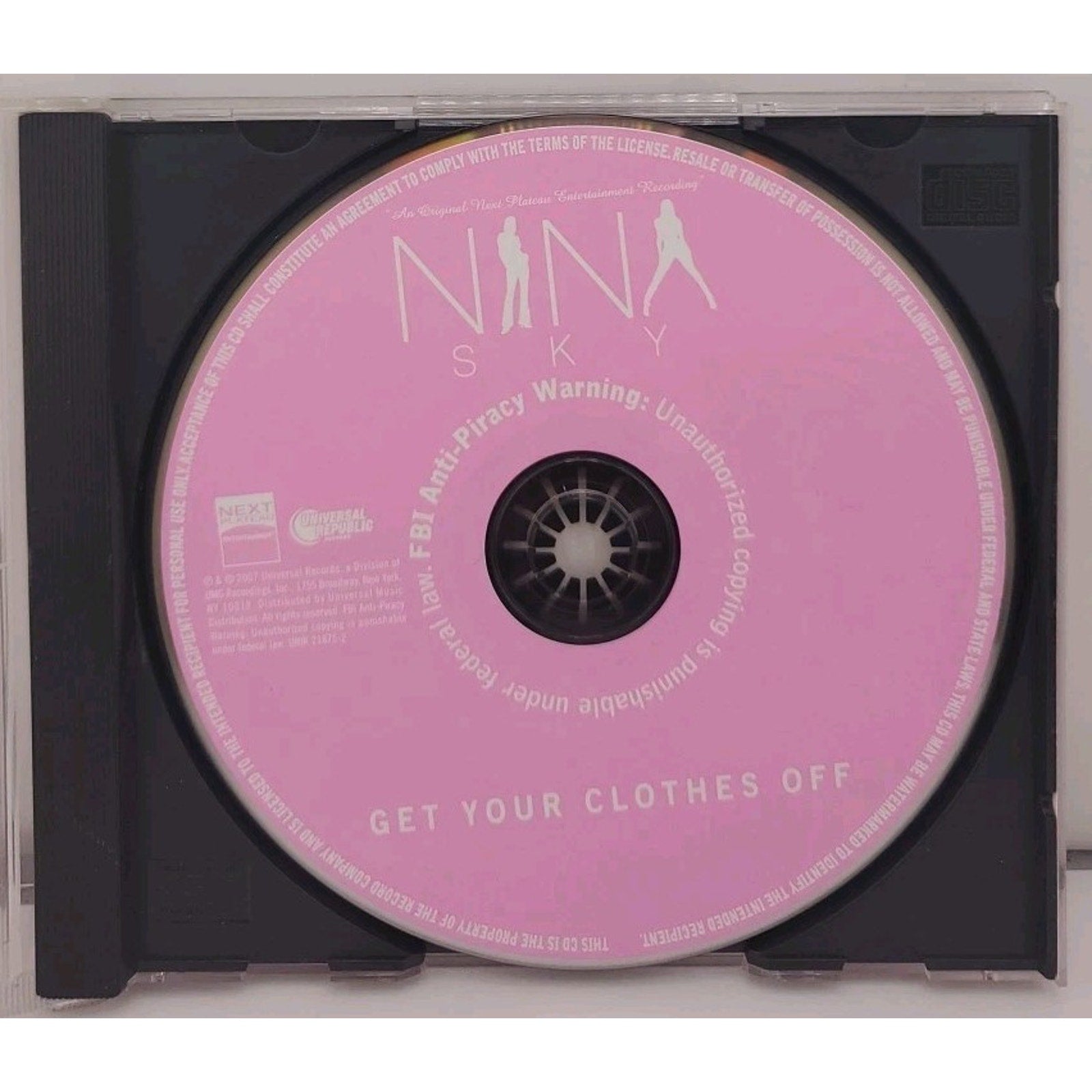 Nina Sky – Get Your Clothes Off (CD, Promo, US, 2007, Universal Republic)