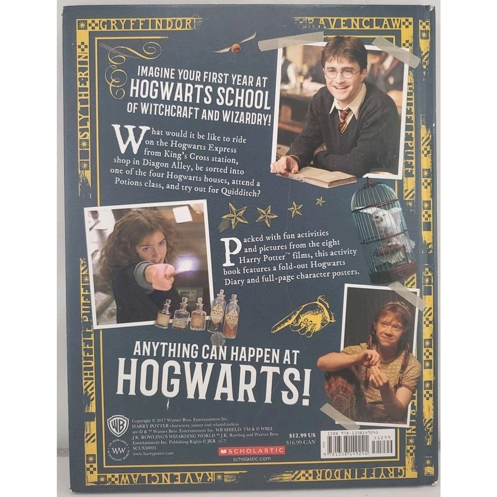 Harry Potter: Hogwarts: A Cinematic Yearbook by Inc. Staff Scholastic (2017,...