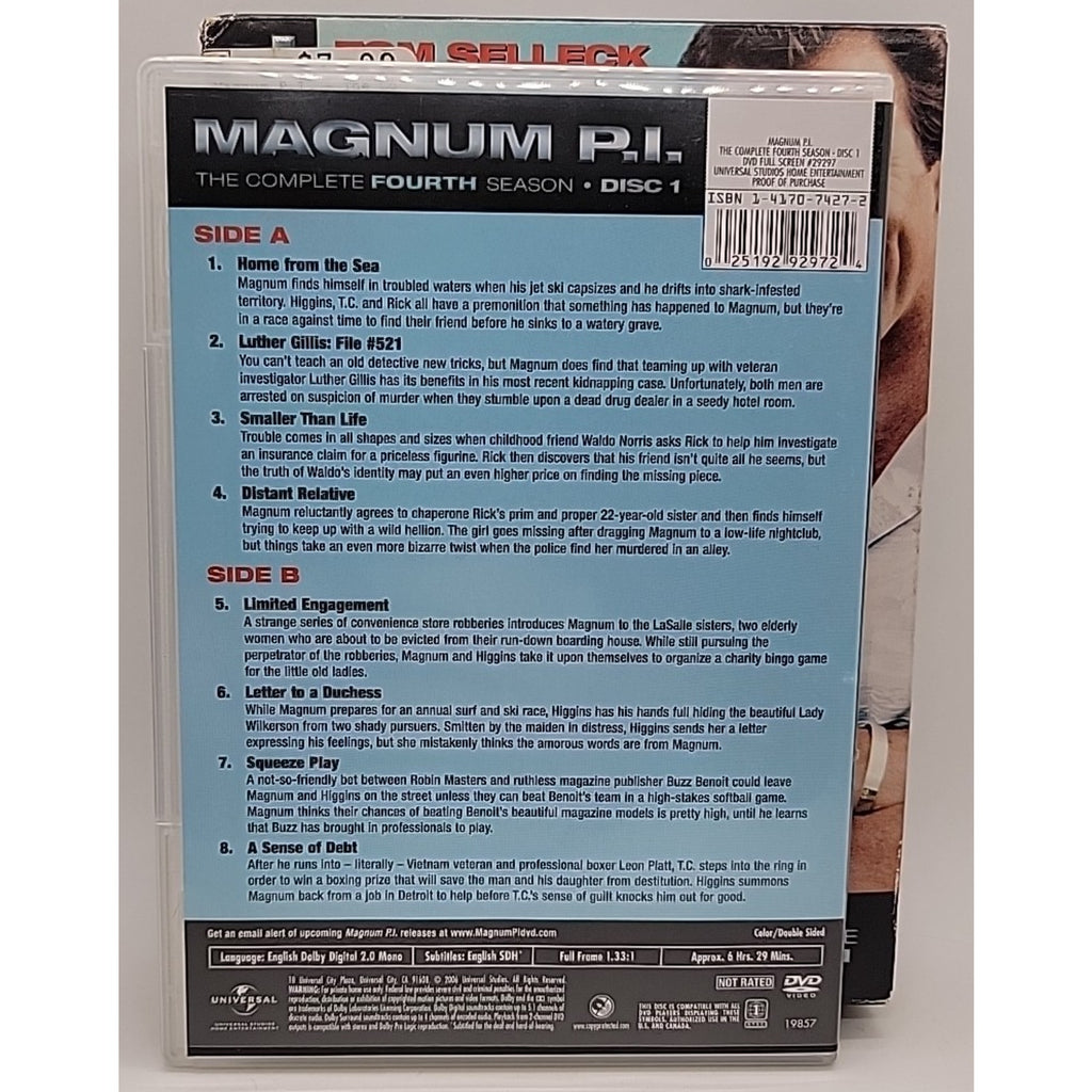 Magnum P.I.: Complete Fourth Season (DVD)