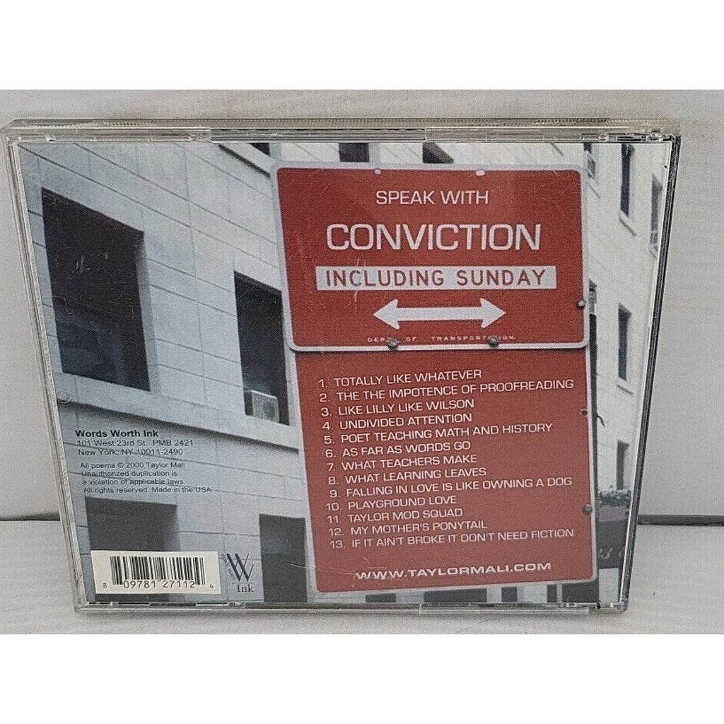 Poems from the like Free Zone by Taylor Mali (CD, 2003)