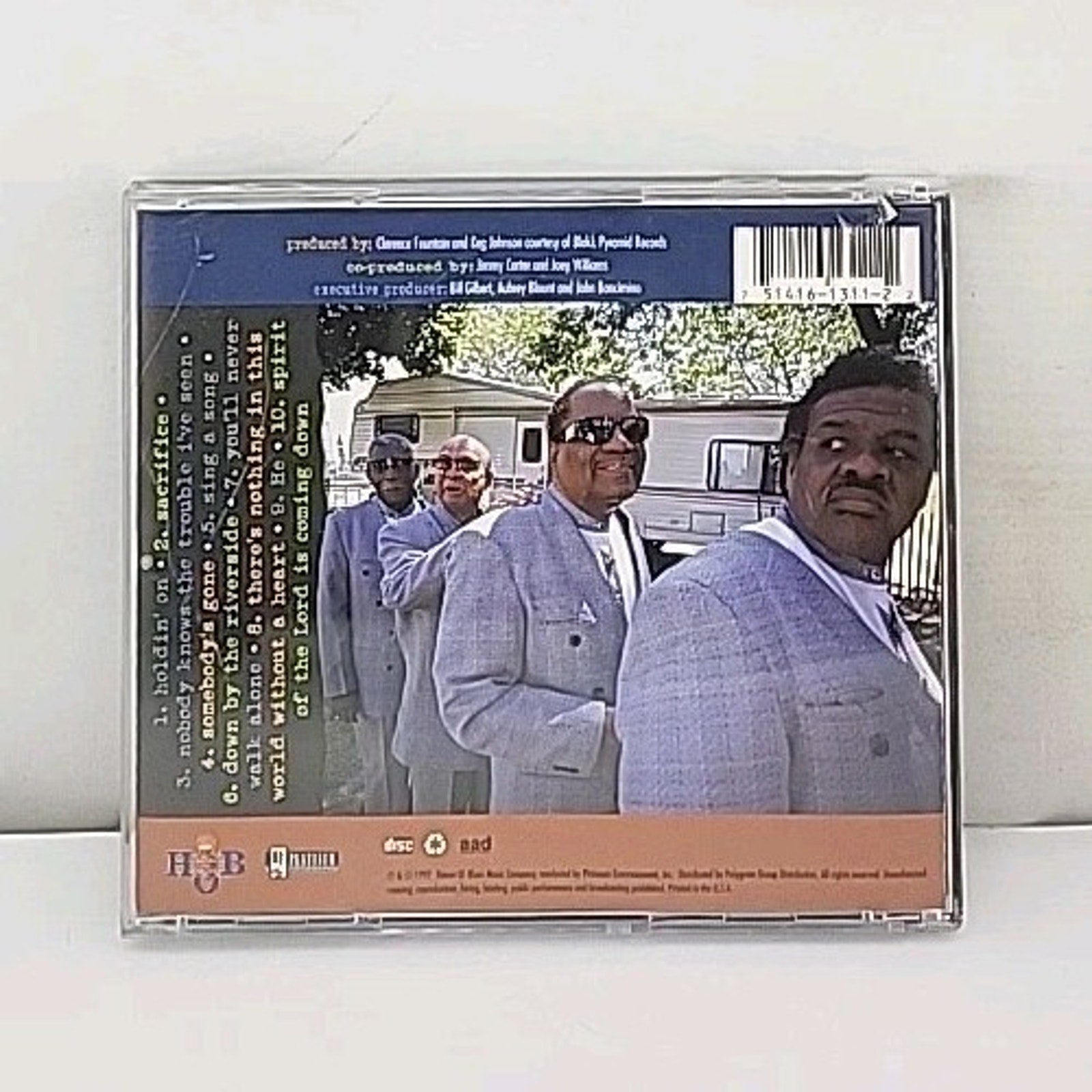Holdin' On by The Five Blind Boys of Alabama (CD, Sep-1993, Compendia Music...