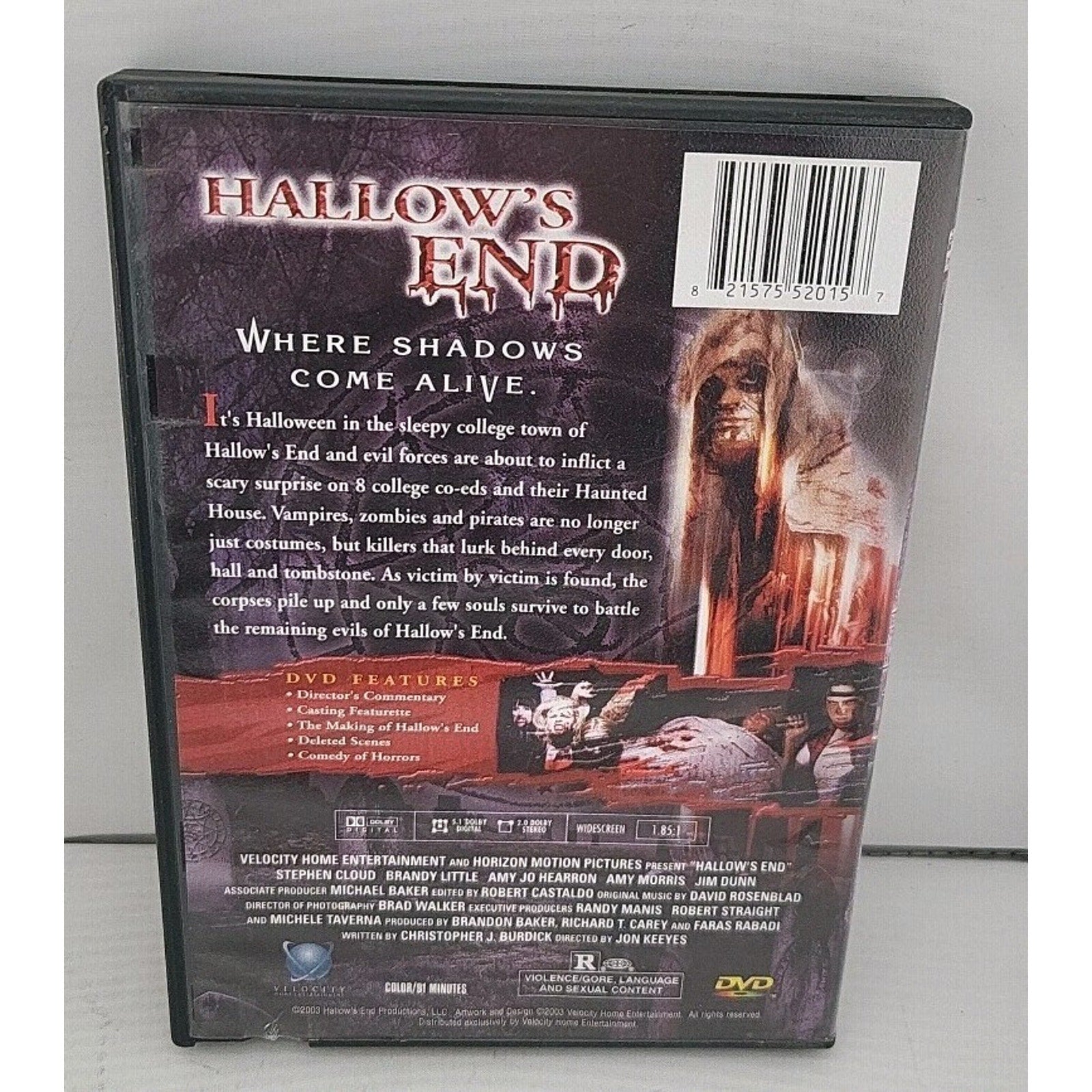 Hallows End (DVD, 2003)