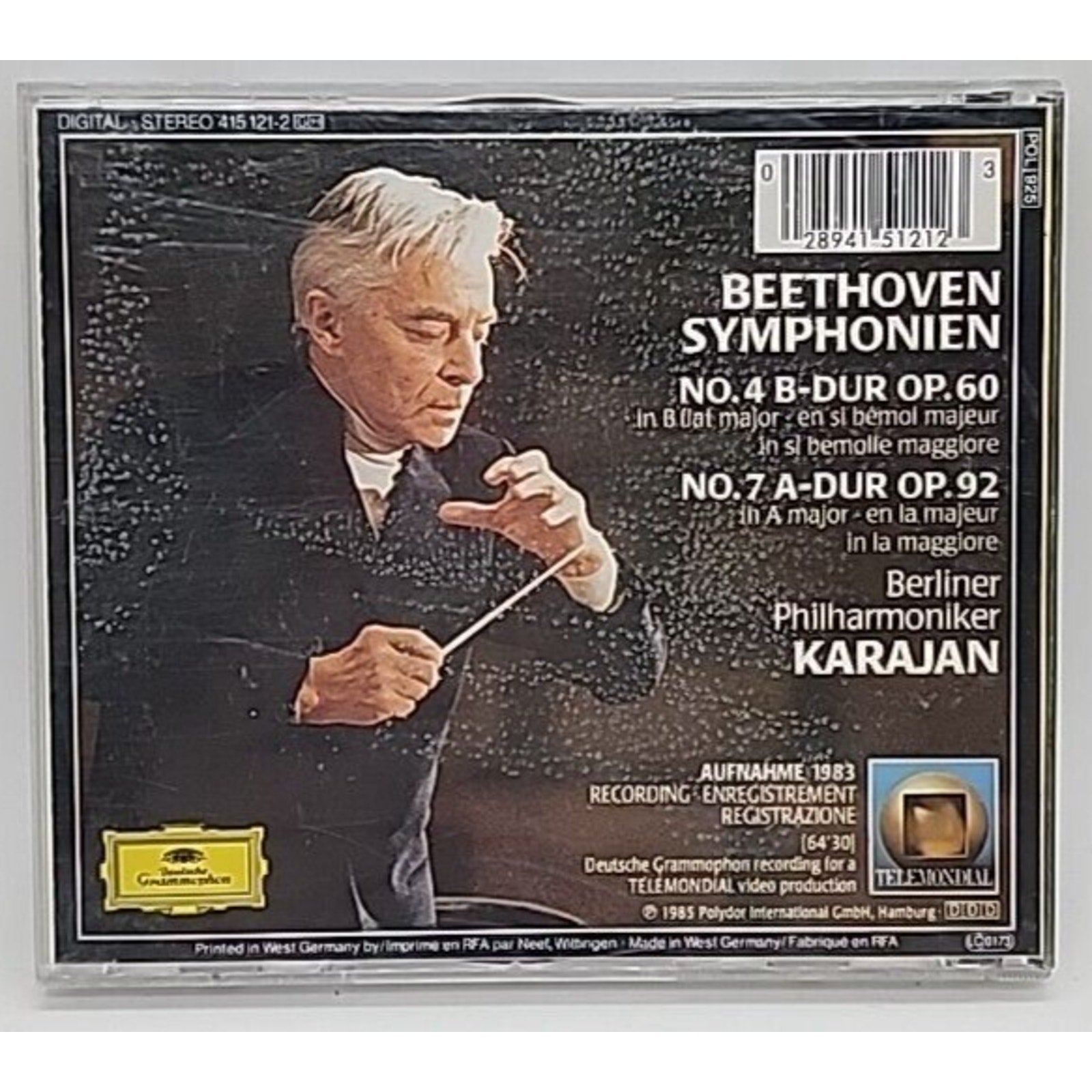 Various Artists : Beethoven Symphonies Nos. 4 & 7 CD