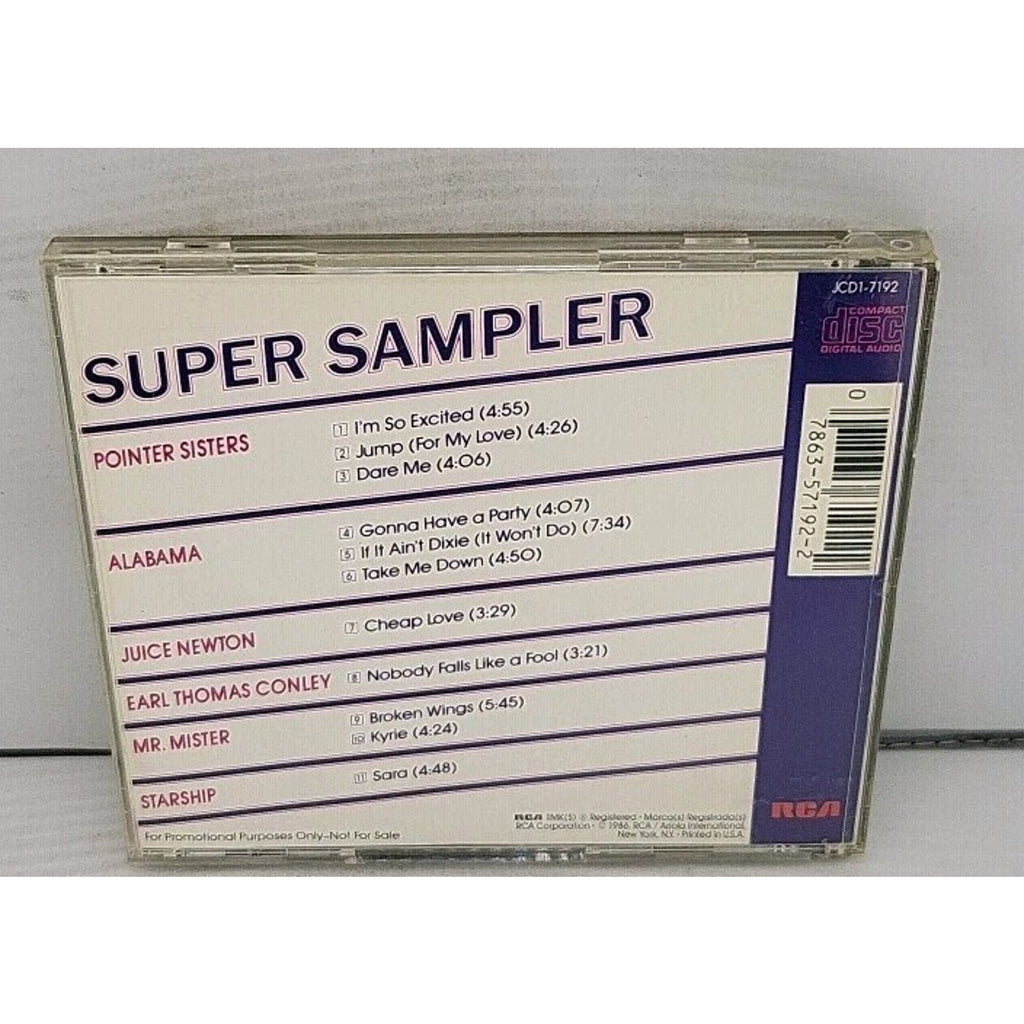 Super Sampler (Chevy Super Tour '86) - Various Artists (1986) CD
