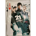 21 (2008) Double-Sided Movie Poster 27x40 Kate Bosworth, Kevin Spacey