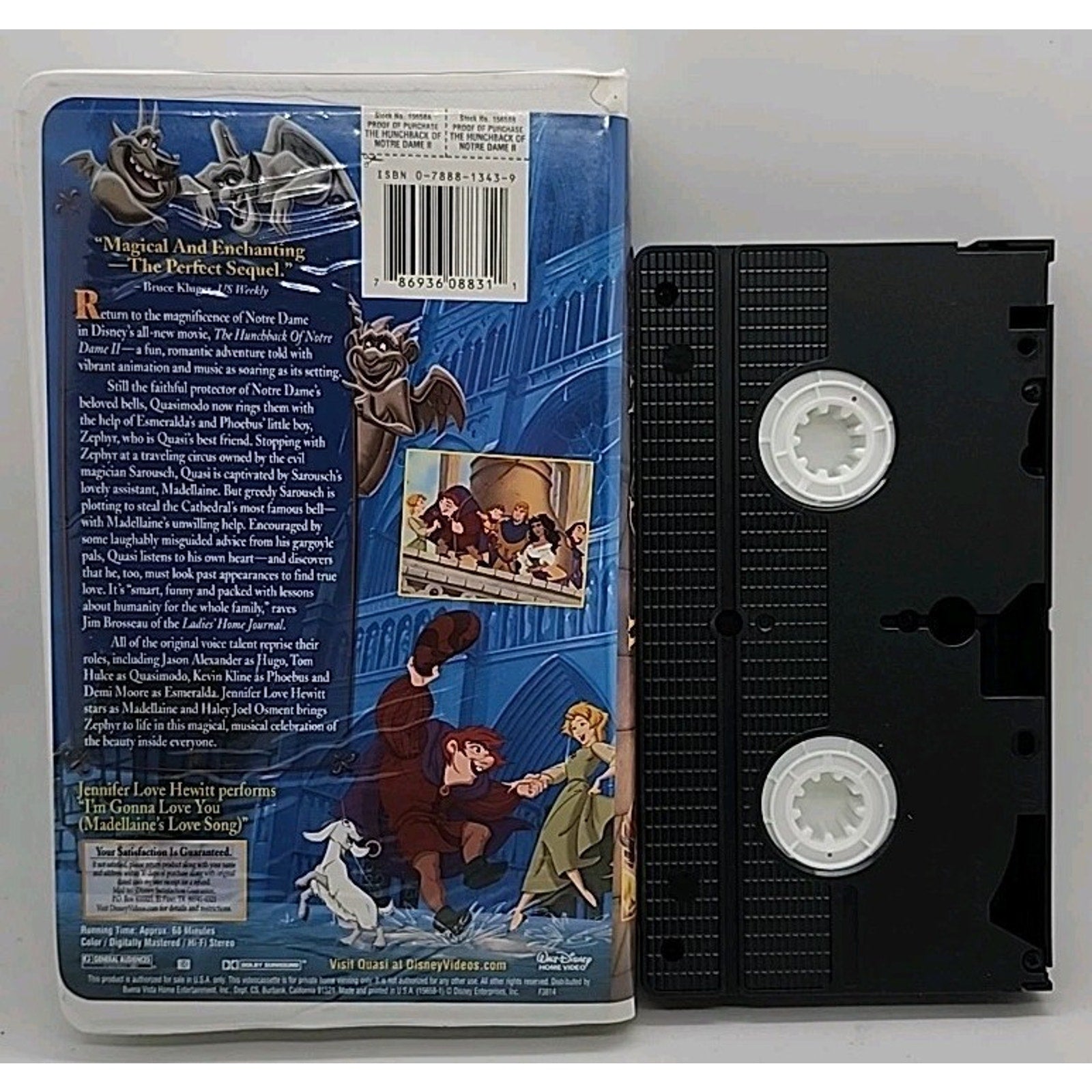 The Hunchback of Notre Dame II (VHS, 2002)