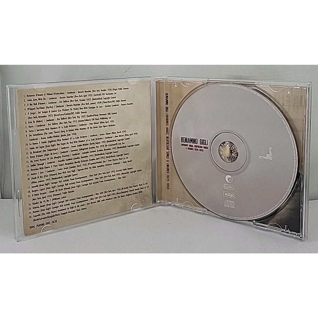 Favourite Arias Neapolitan Songs & Encores by Beniamino Gigli (CD, 2008)