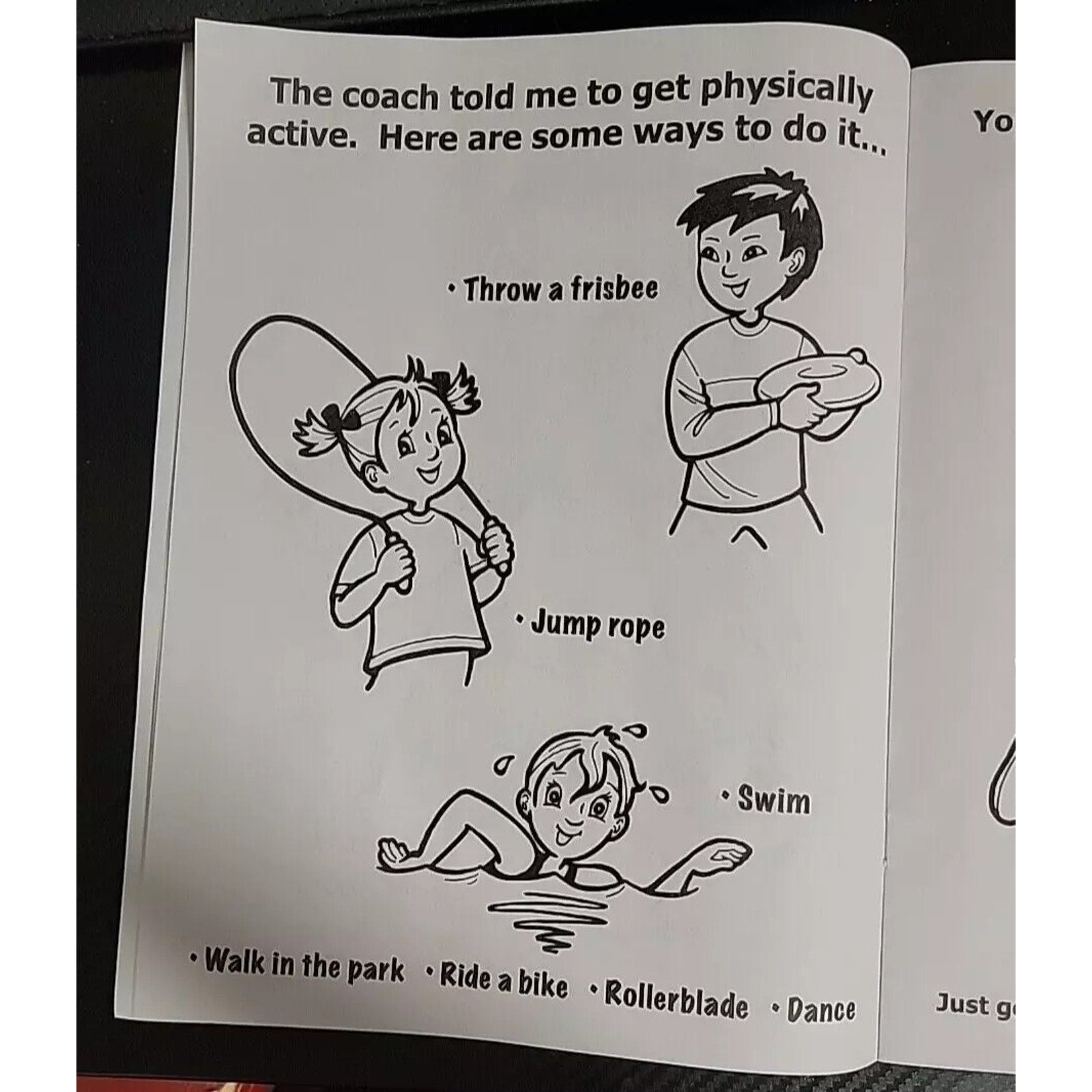 Fitness Is Fun McLaren Health Coloring Book