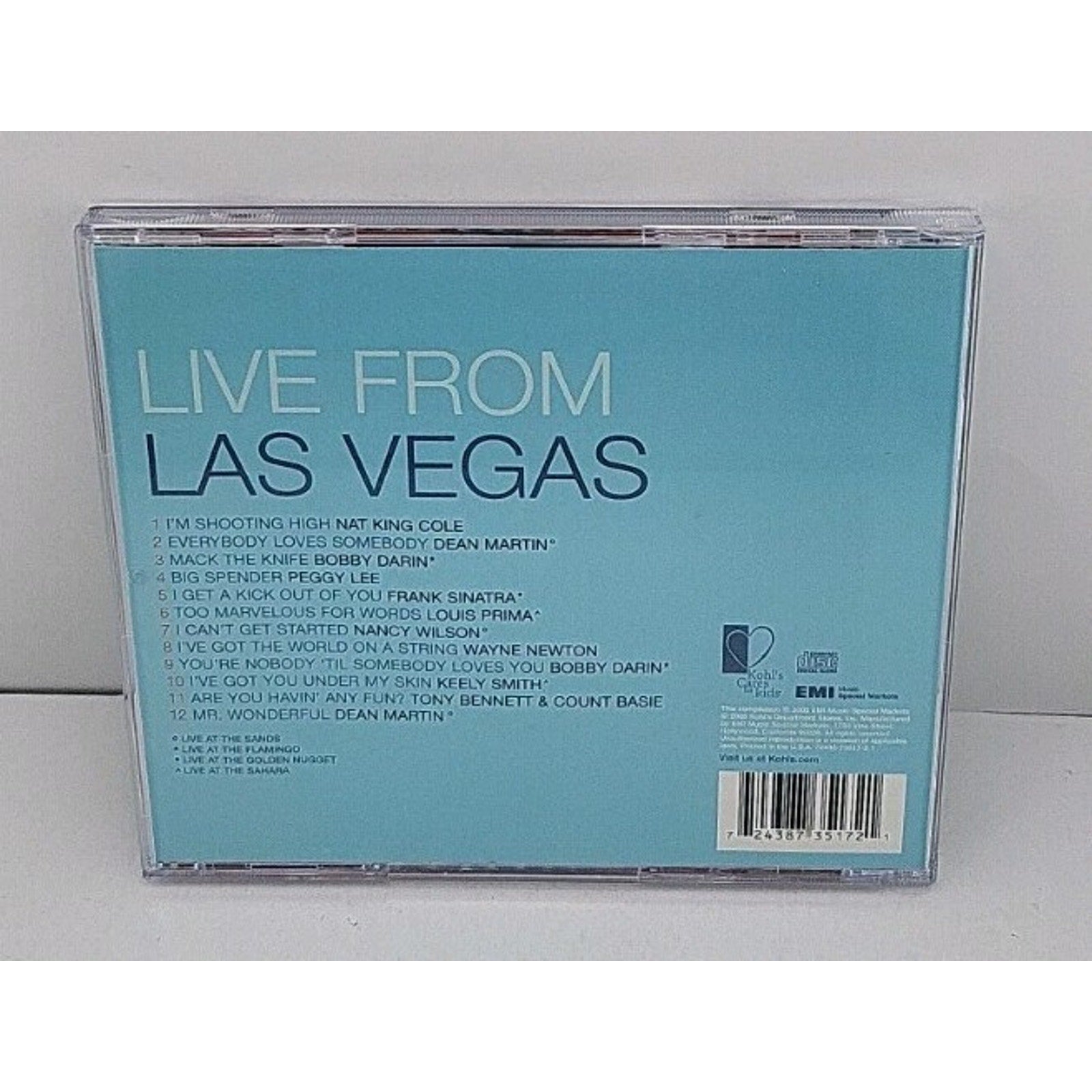 Live From Las Vegas: The Las Vegas Centennial Celebration CD