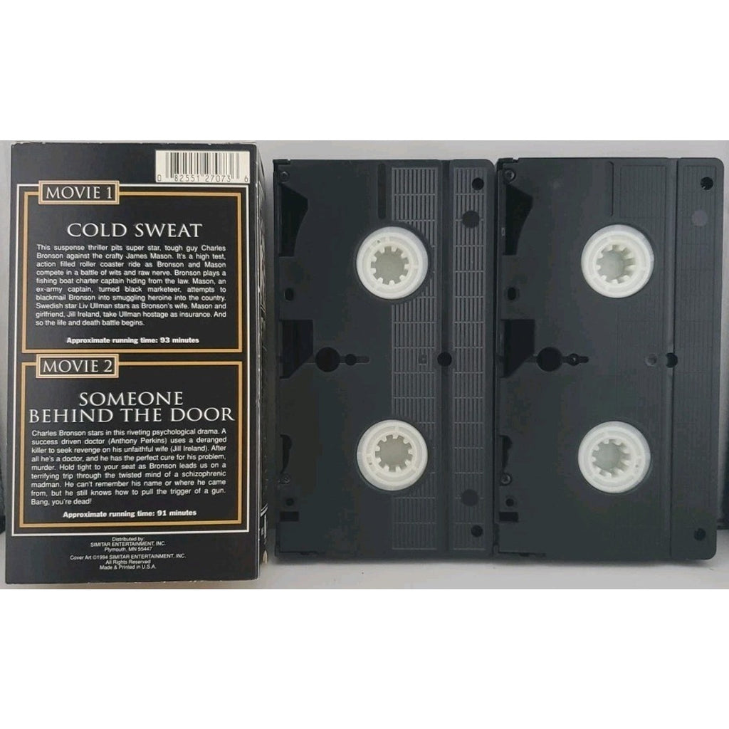 Charles Bronson - Cold Sweat/Someone Behind the Door (VHS, 1994, 2-Tape Set)