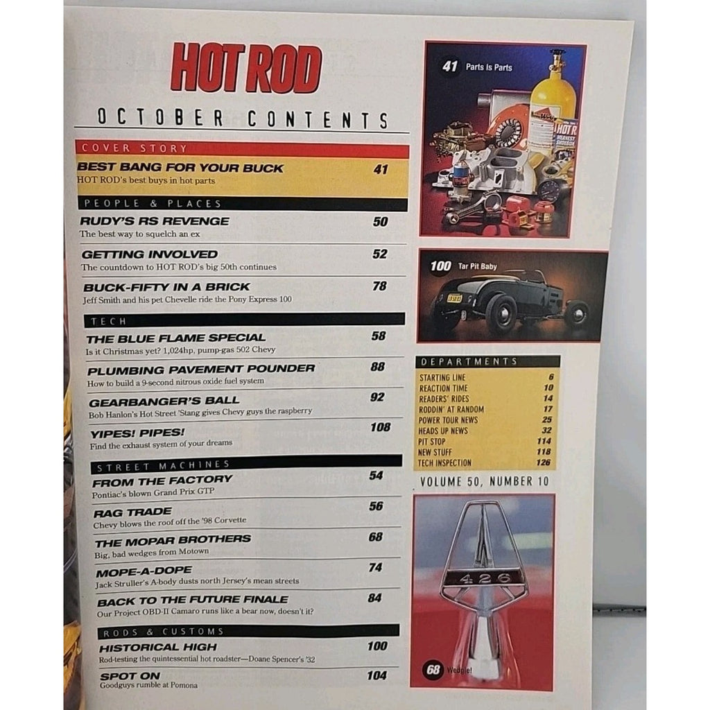 Hot Rod Magazine October 1997