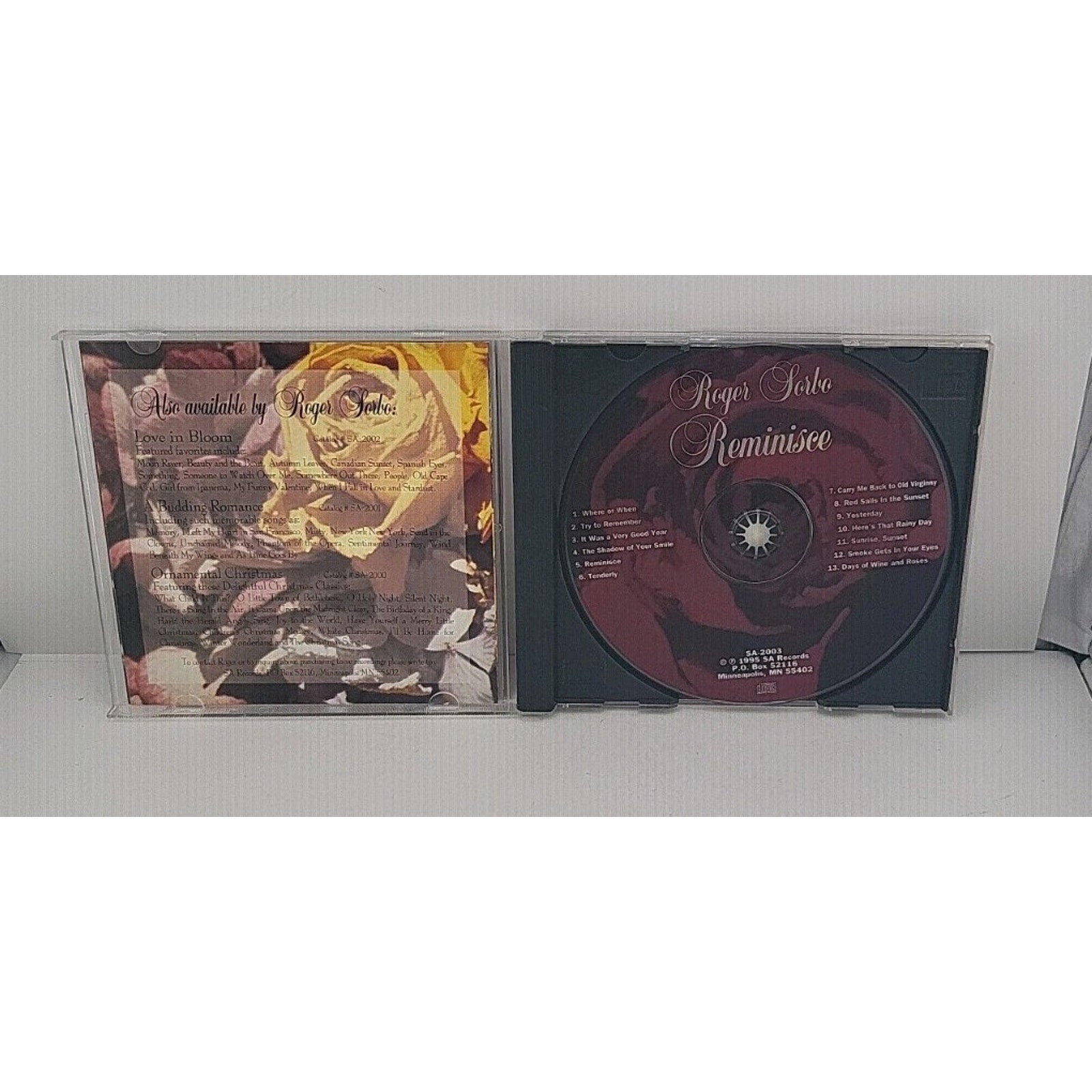 Reminisce (CD, 1995) by Roger Sorbo Audio CD