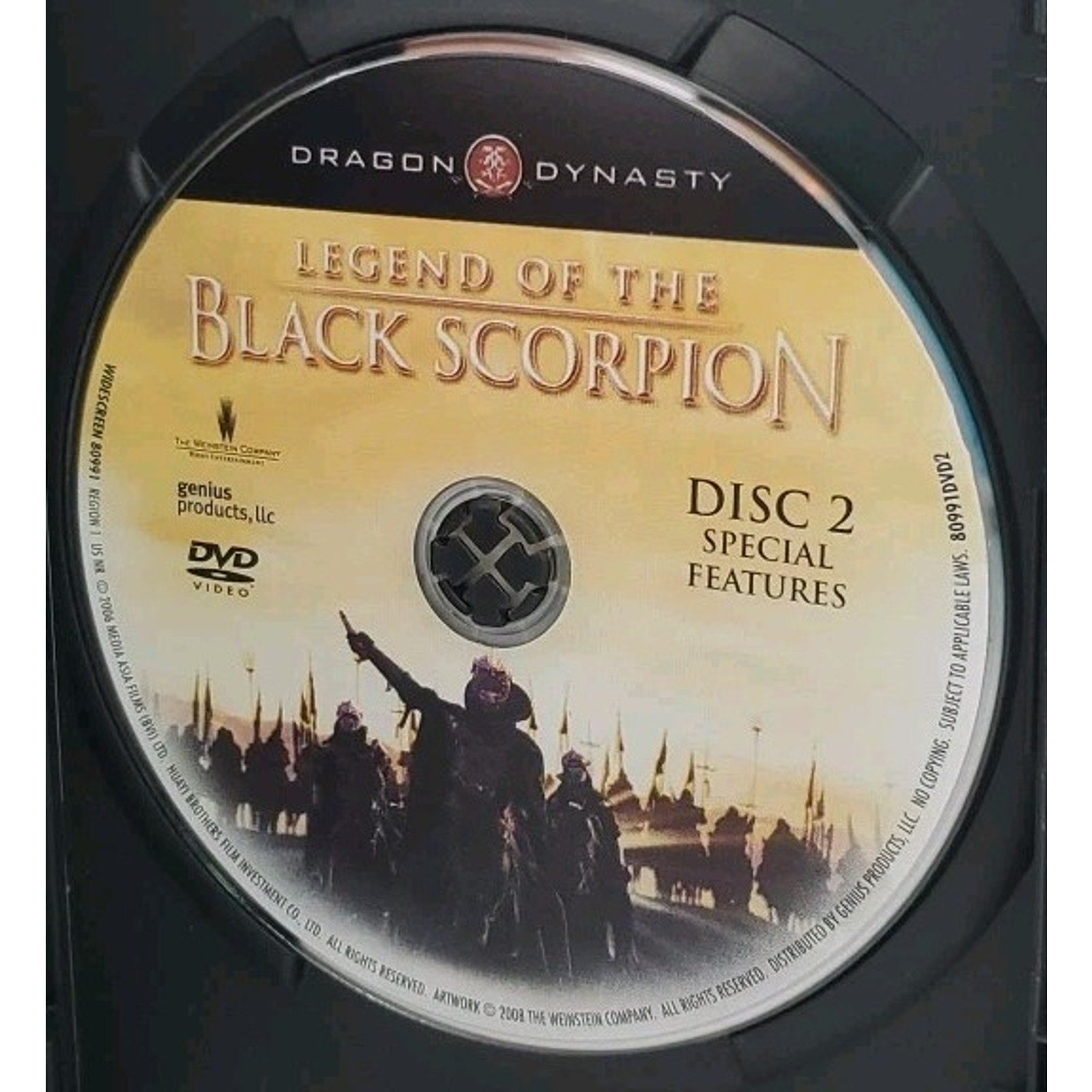 Legend of the Black Scorpion (DVD, 2006)