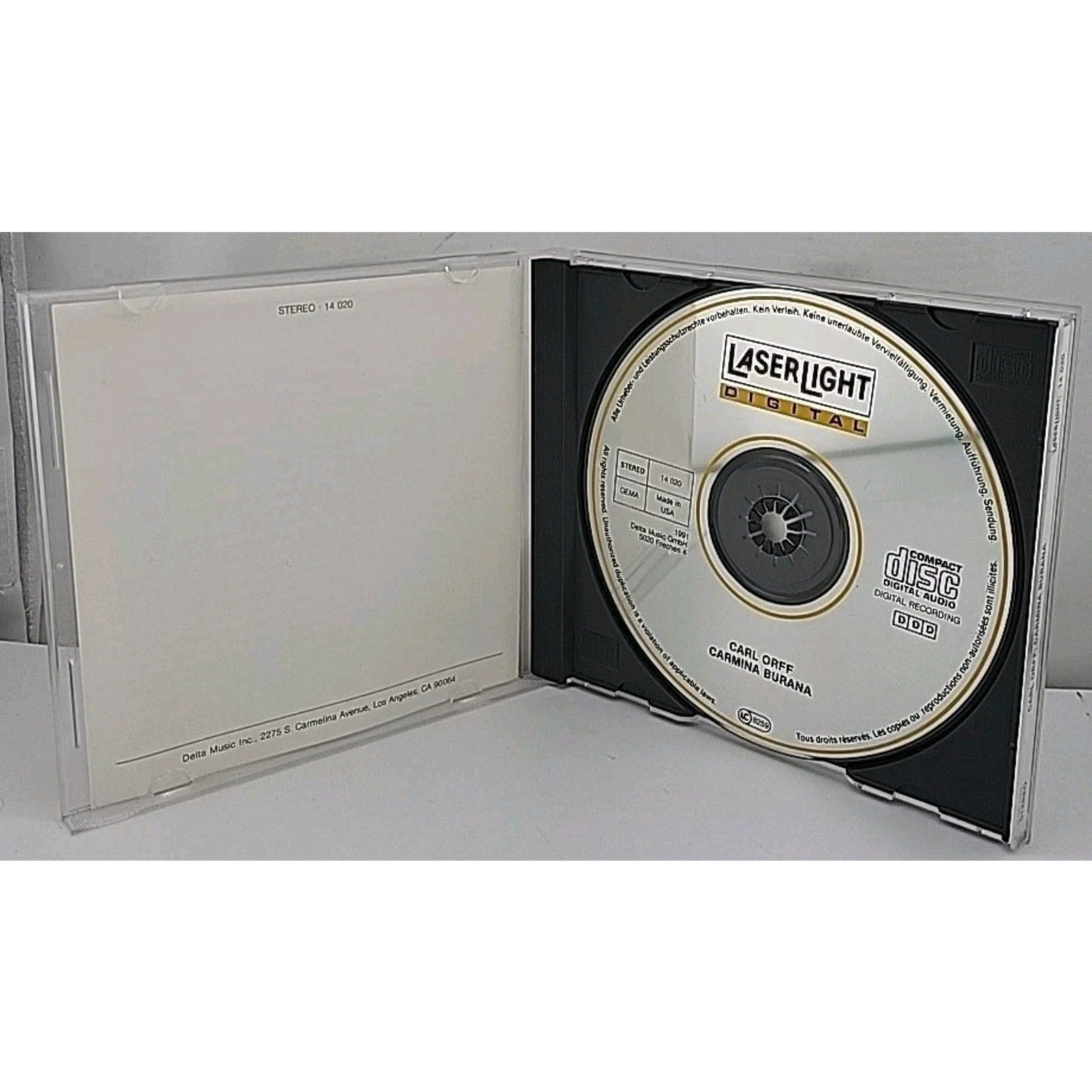 Carmina Burana by C. Orff (CD, 1991)