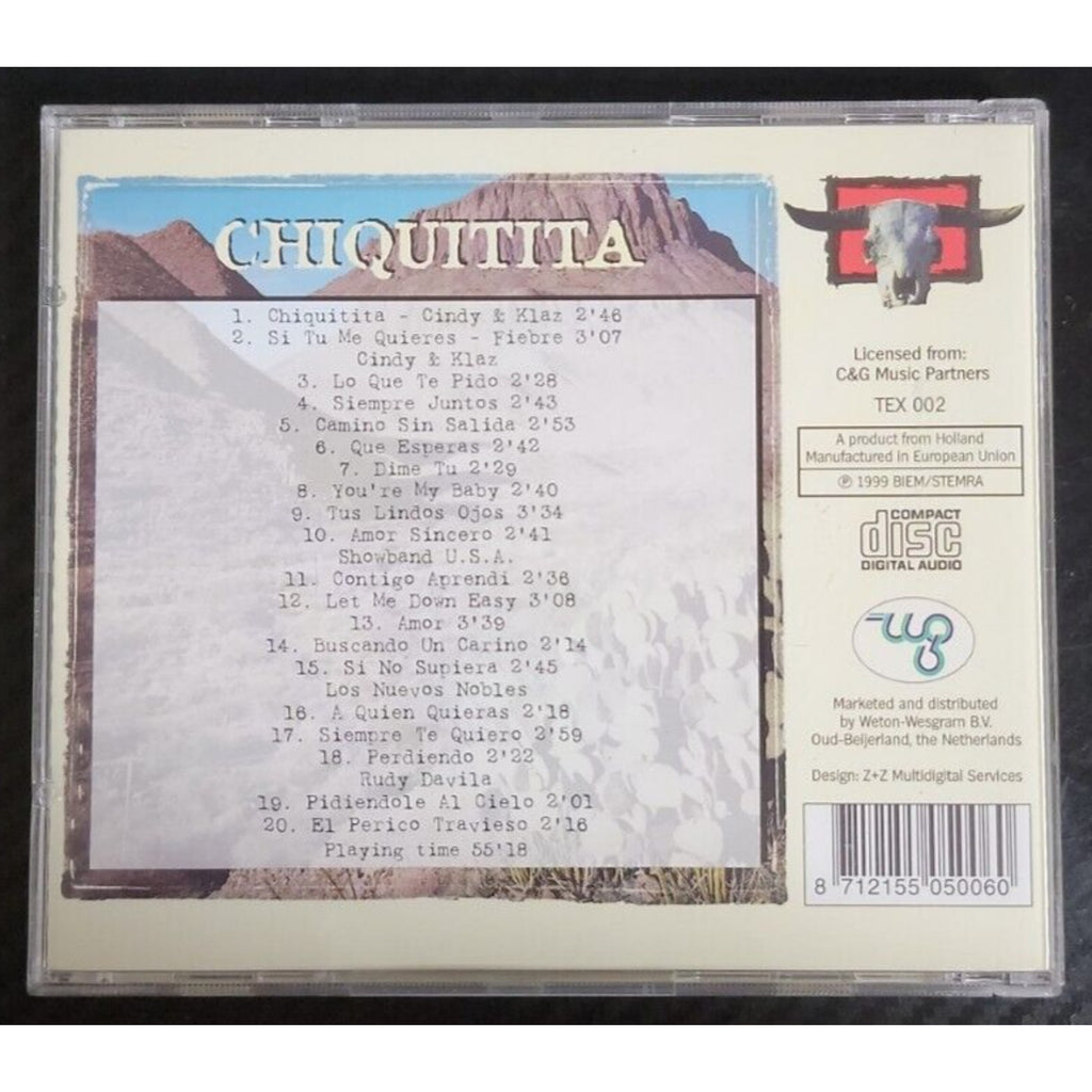 20 Tex Mex Songs Chiquitita (CD)