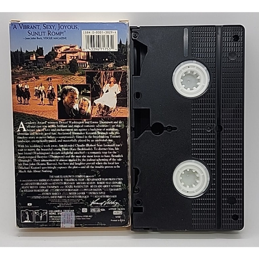 Much Ado About Nothing (VHS, 1994, Closed Captioned)