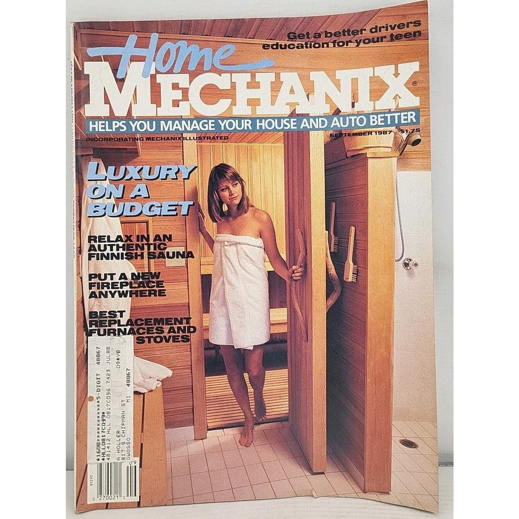 Home Mechanix Magazine - September 1987 - Vol. 83 No. 713