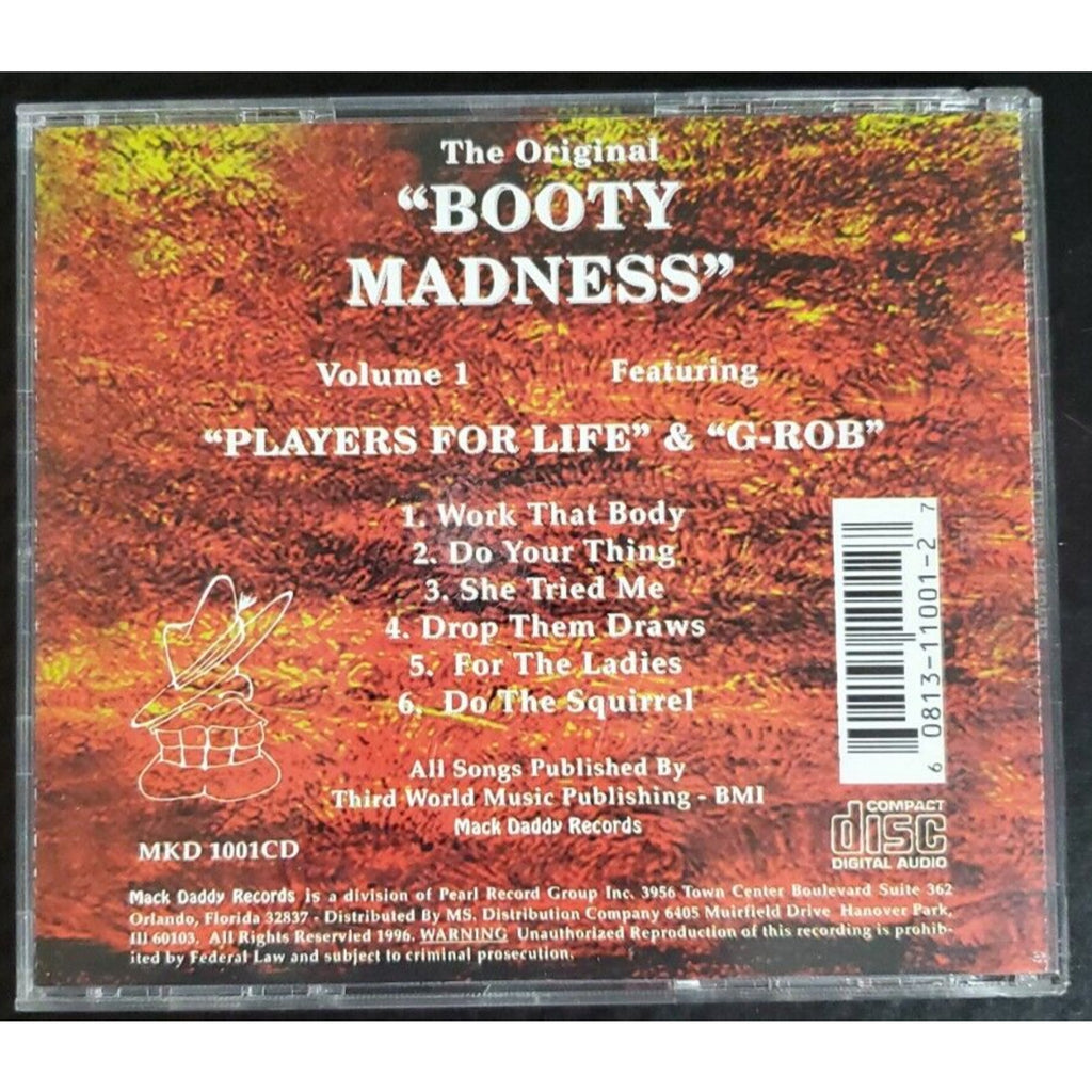 Original Booty Madness [EP] [EP] by Players for Life (CD, Aug-1996, Mack...
