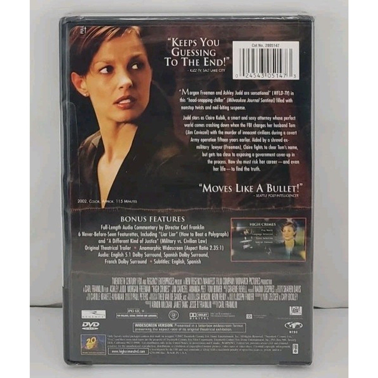 High Crimes (DVD, 2002) *Brand New*