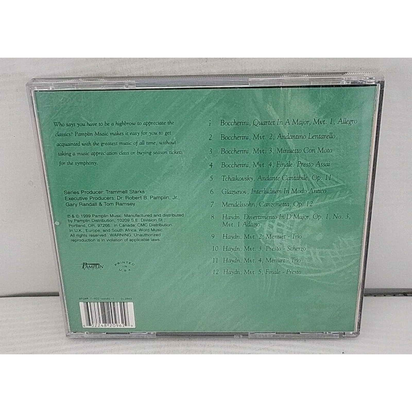 Classical Surroundings String Quartet No. 1 Volume 8 CD