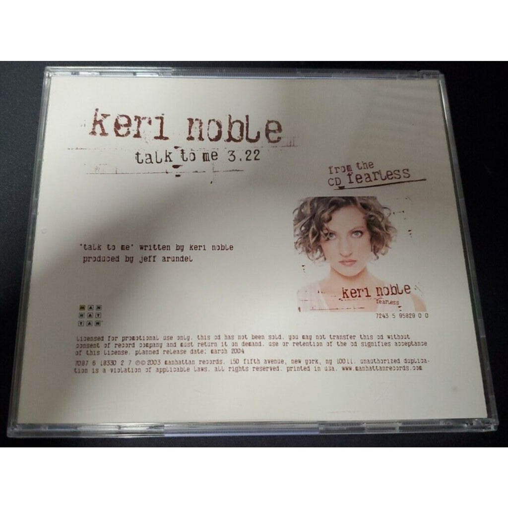 Fearless by Keri Noble (CD, Mar-2004, EMI-Manhattan)
