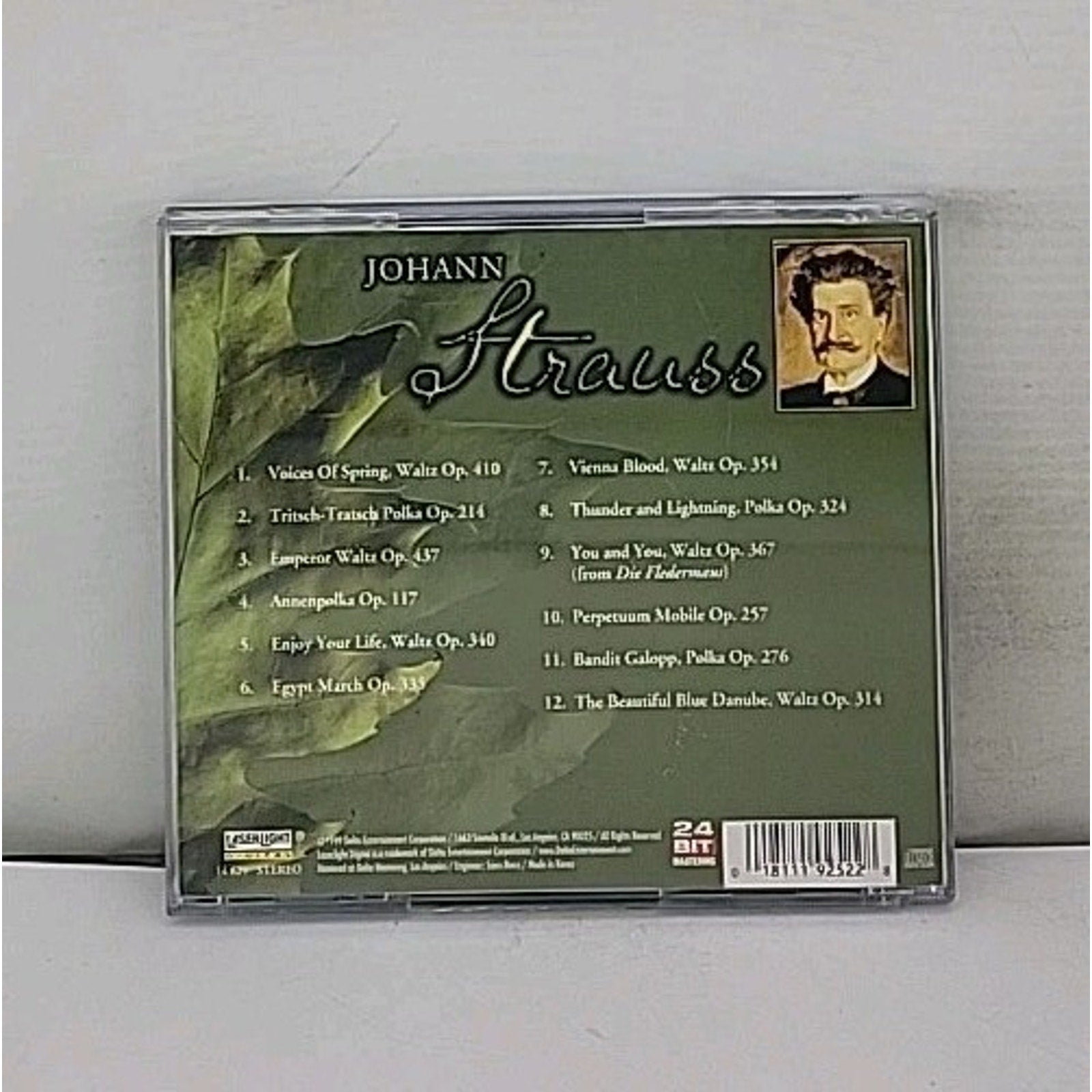 Johann STRAUSS: Classical Masters CD 1999 Waltz Polka LaserLight Egyptian March