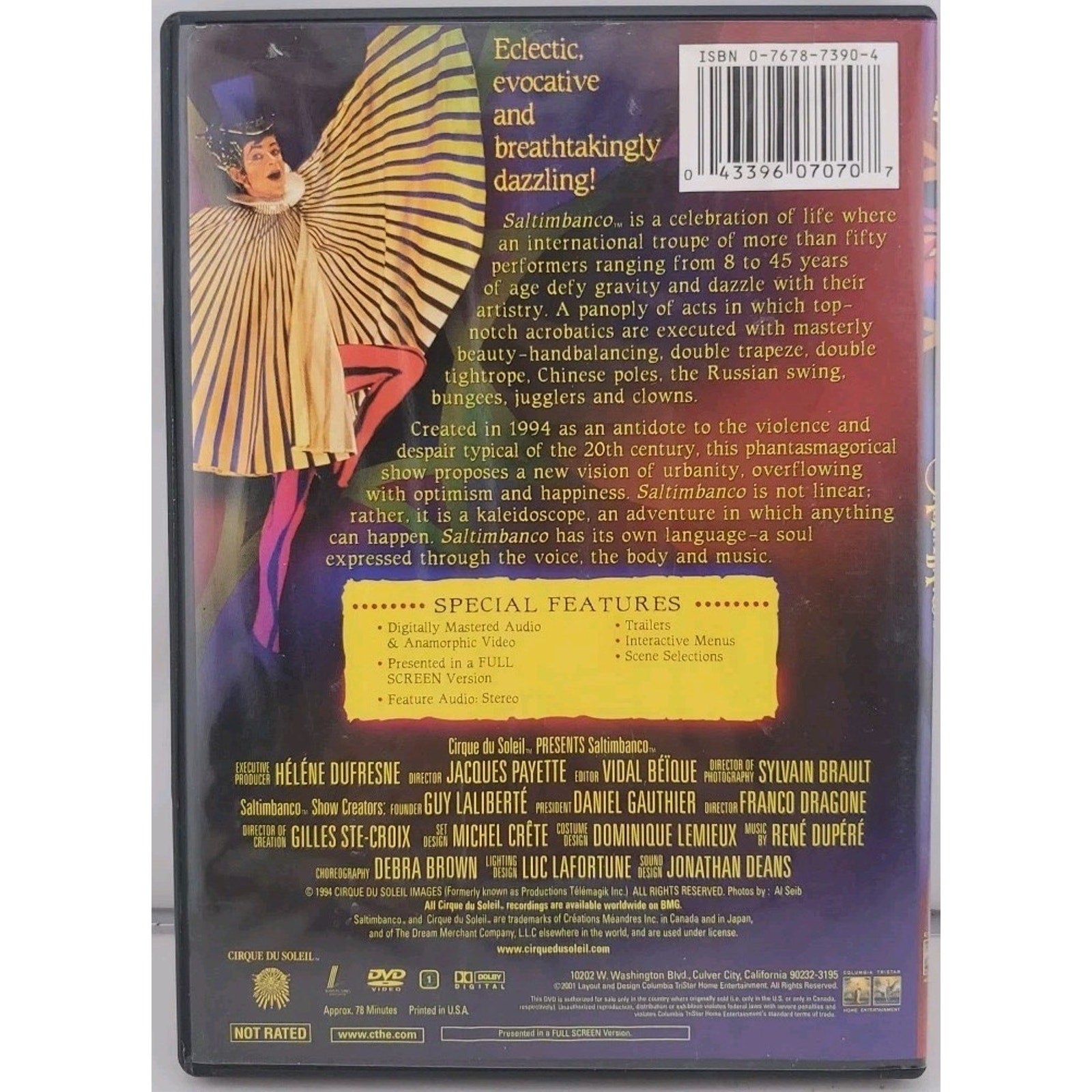 Saltimbanco (DVD, 1997)