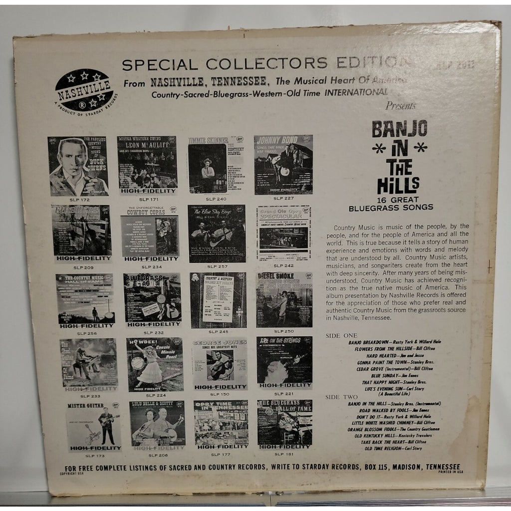 Various – Banjo In The Hills (Vinyl)