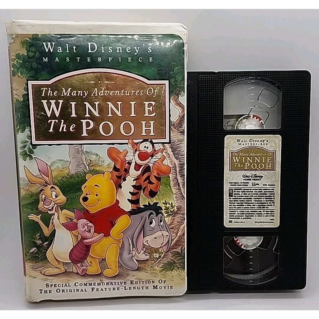 The Many Adventures of Winnie the Pooh (VHS, 1996)