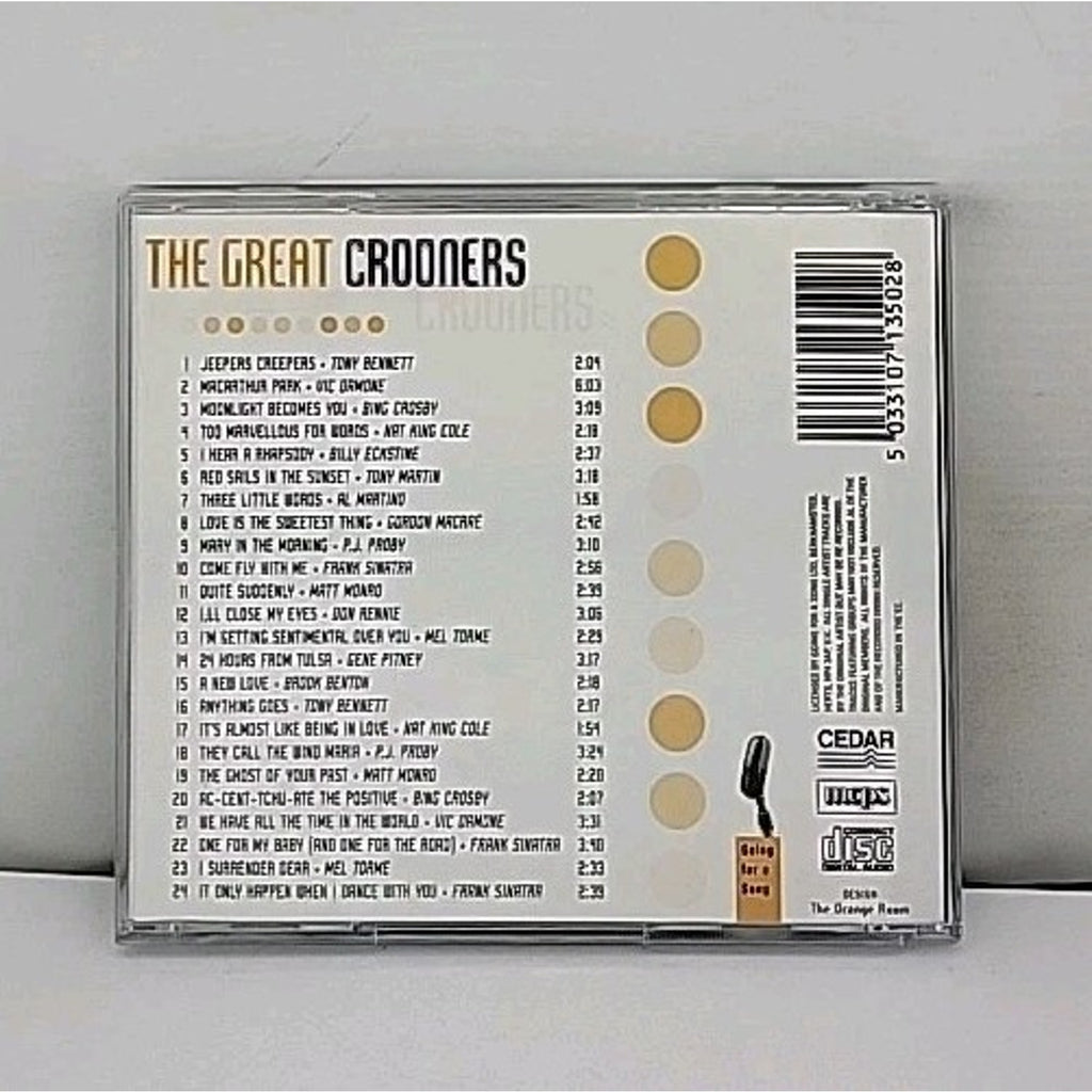 The Great Crooners CD Cedar Records