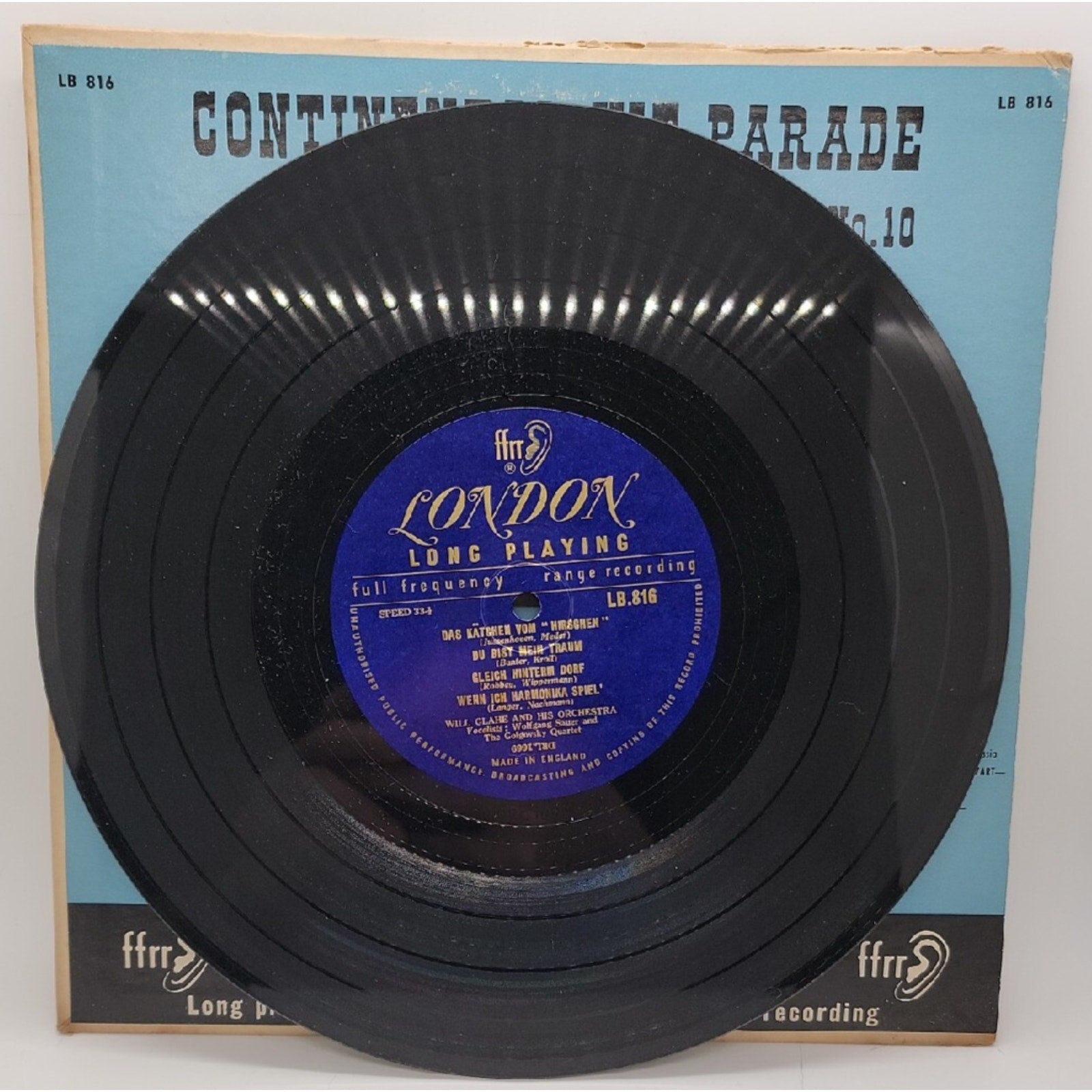 Continental Hit Parade No. 10 Record