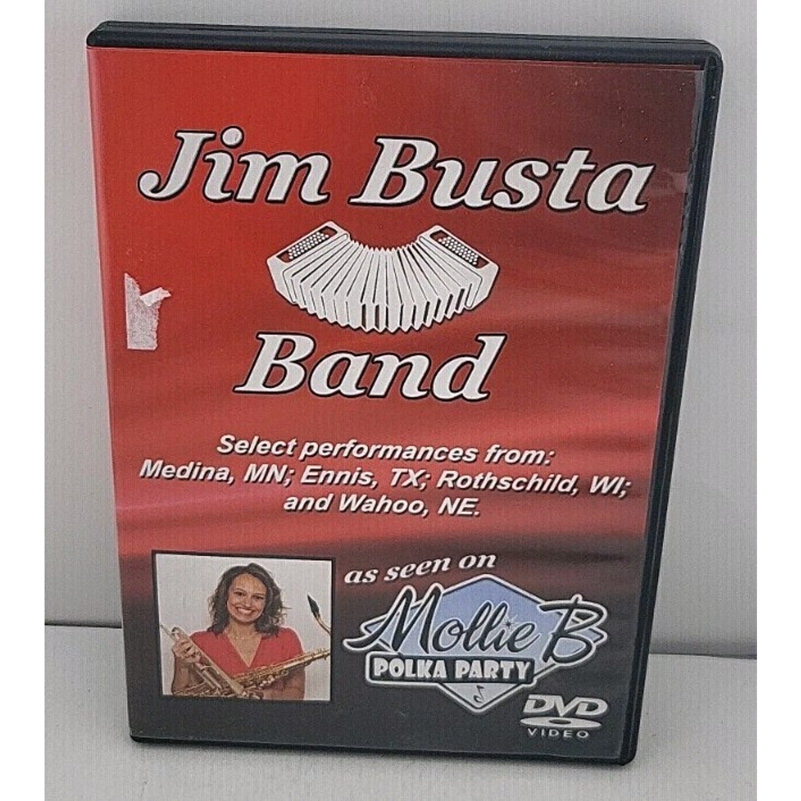 Jim Busta Band Select Performances Polka Concert DVD 2015 NTSC Mollie B