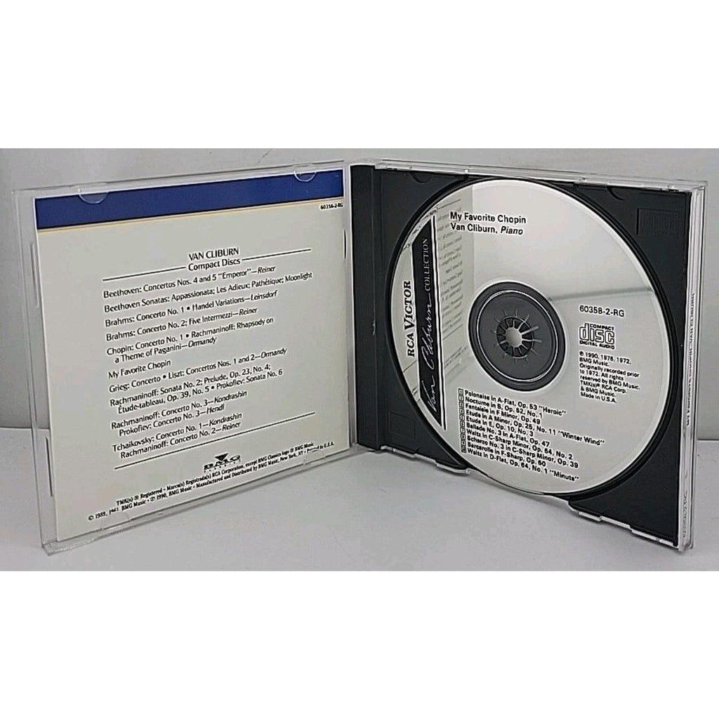 My Favorite Chopin - Music CD - Cliburn, Van - 1990-02-13 - RCA