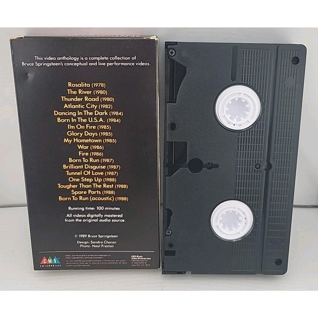 Bruce Springsteen - Video Anthology, 1978-1988 (VHS, 1989)