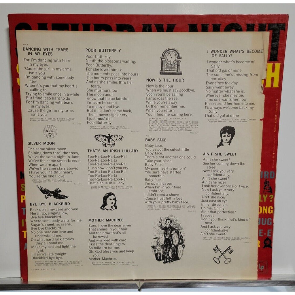 Mitch Miller & The Gang ‎– Saturday Night Sing Along With Mitch (Vinyl)