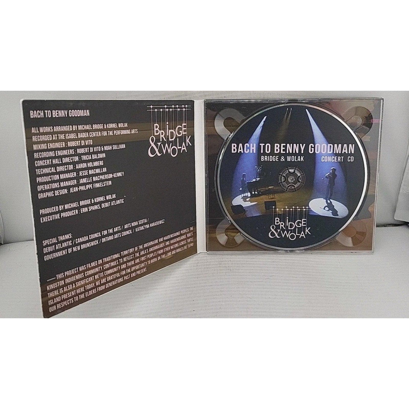 Bach To Benny Goodman - Bridge & Wolak - Concert CD