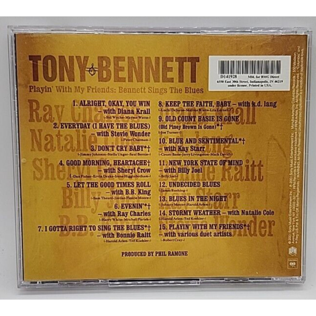 Tony Benett Playin' With My Friends (CD)