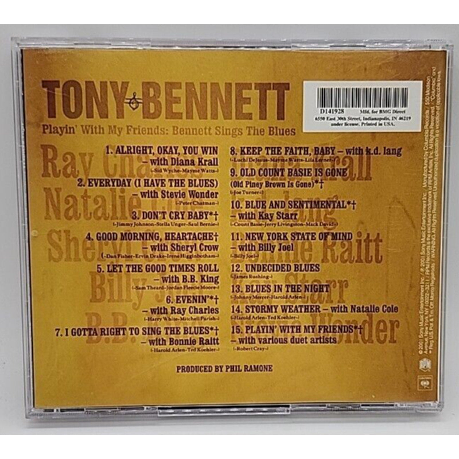 Tony Benett Playin' With My Friends (CD)