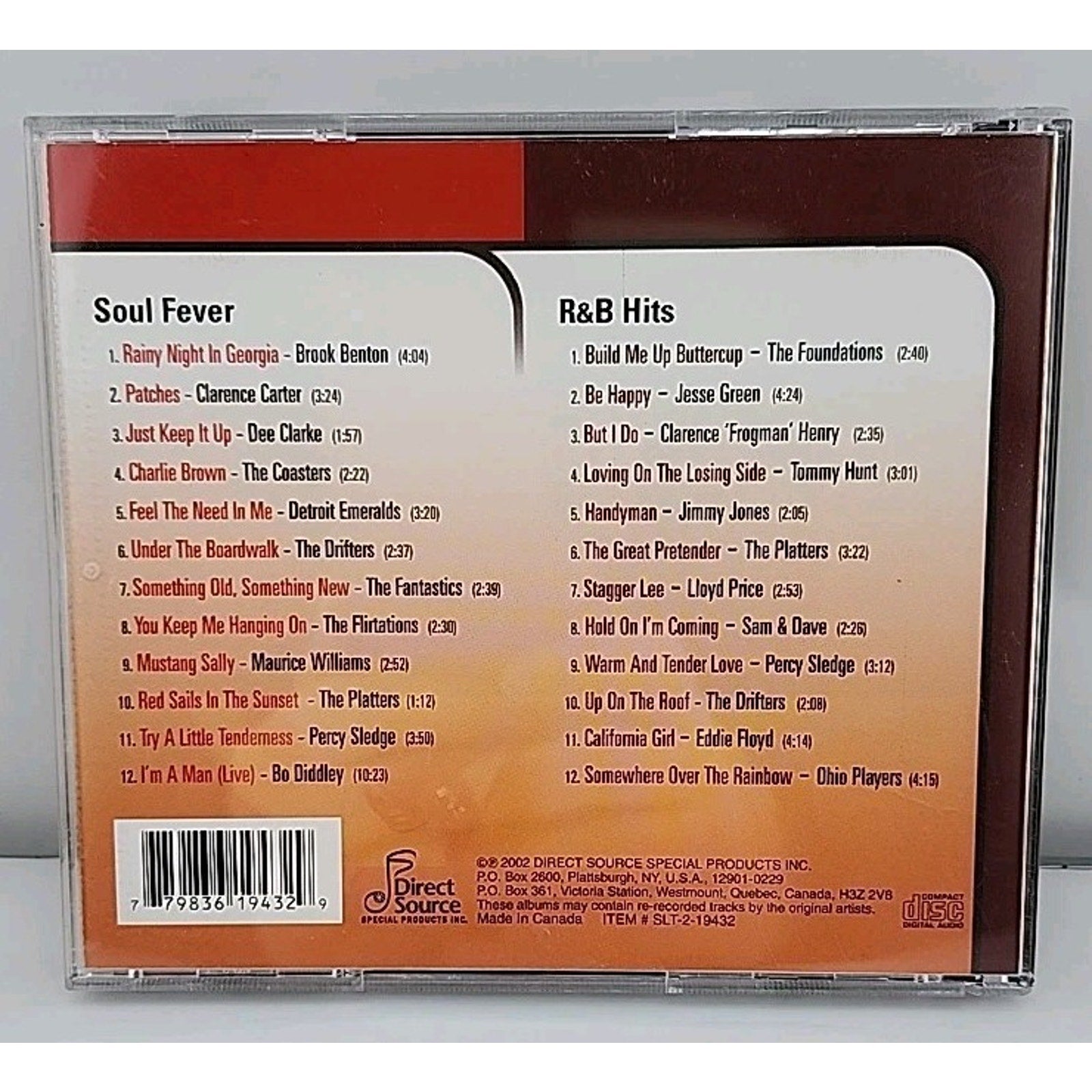 Soul Fever [Direct Source] by Various Artists (CD, Nov-2001, 2 Discs, Direct