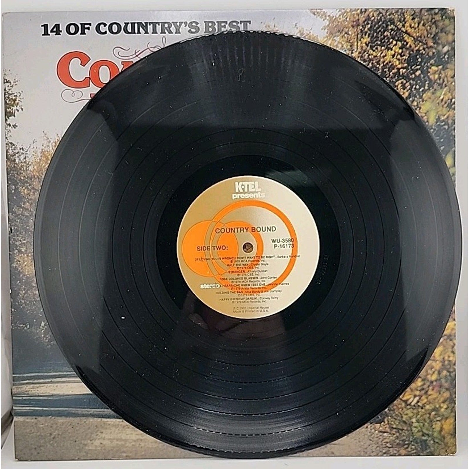 Country Bound Vinyl, LP, Compilation 1981 Imperial House – WU 3580