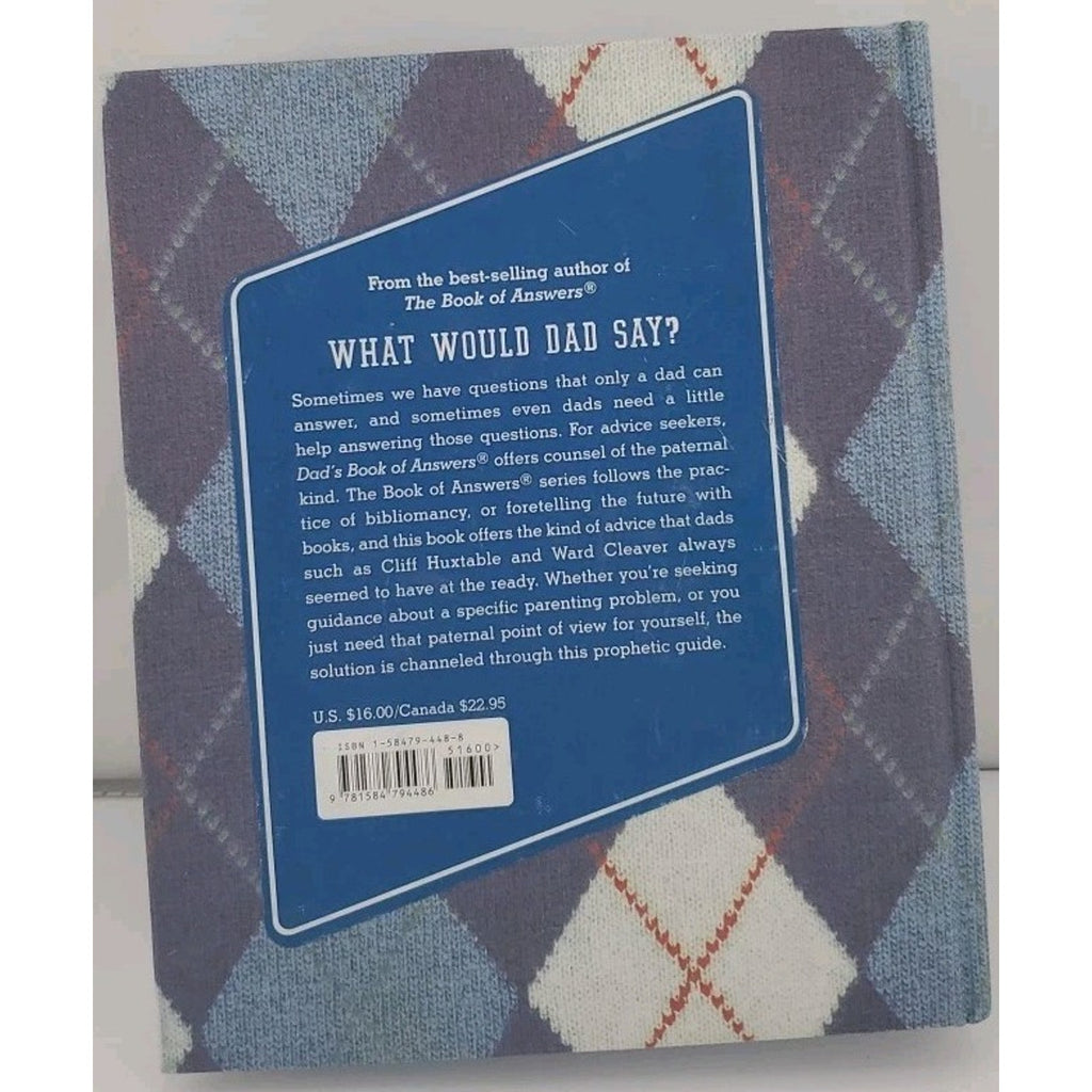 Dad's Book of Answers by Carol Bolt (2006, Hardcover)