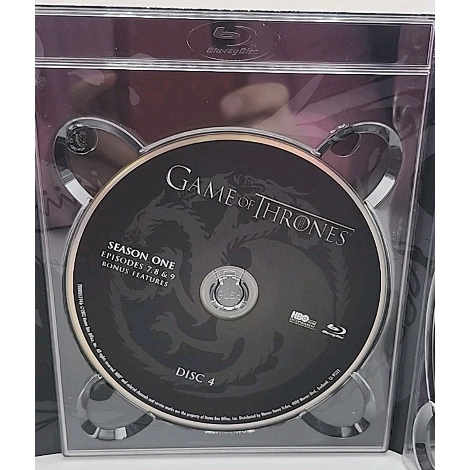 Game of Thrones: The Complete First Season (DVD, 2012, 5-Disc Set) Missing Disc1
