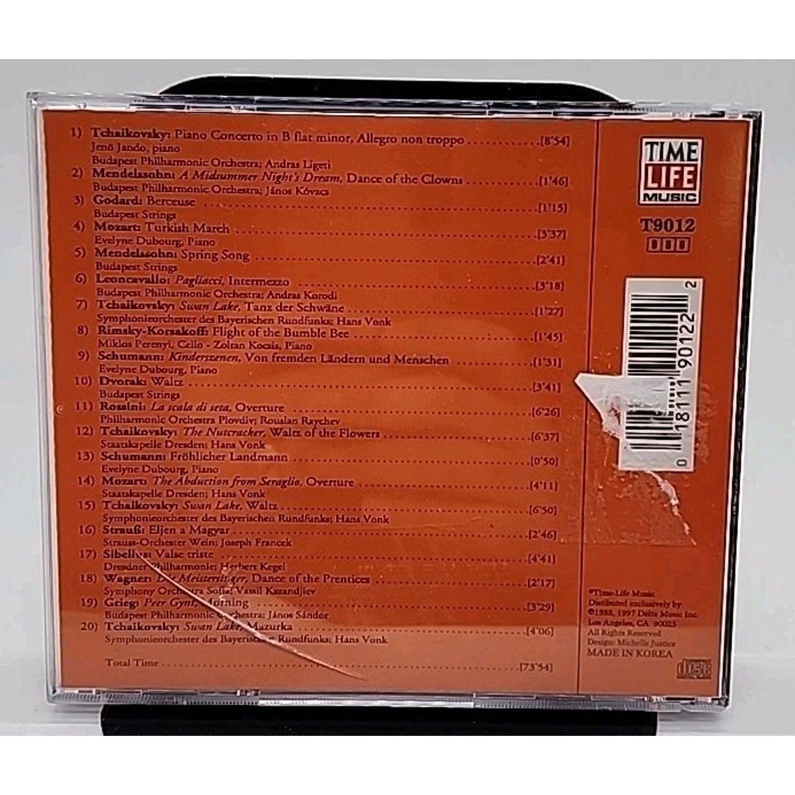 100 Masterpieces Of Classical Music CD Volume 1 Digital Delta