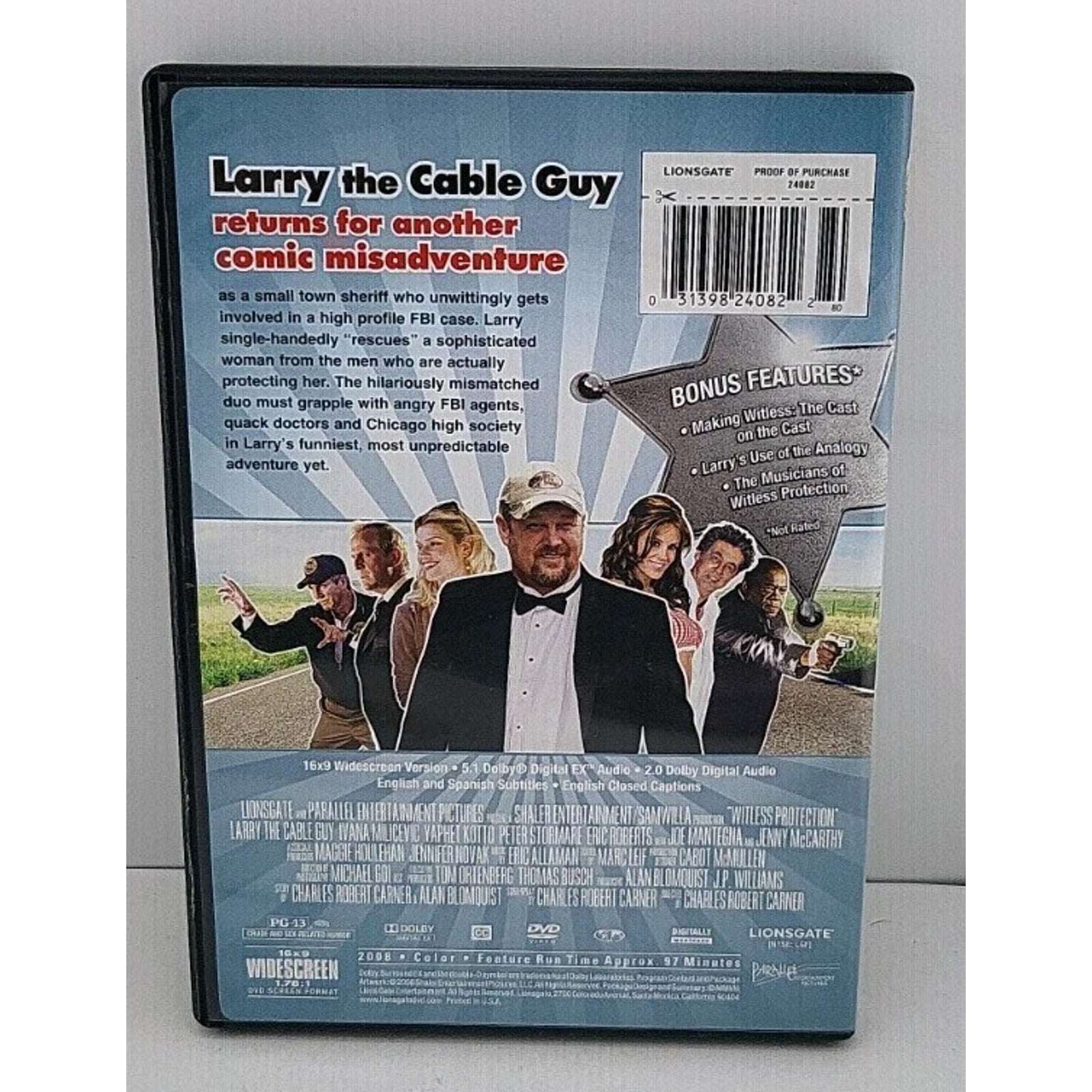 Witless Protection (DVD, 2008)