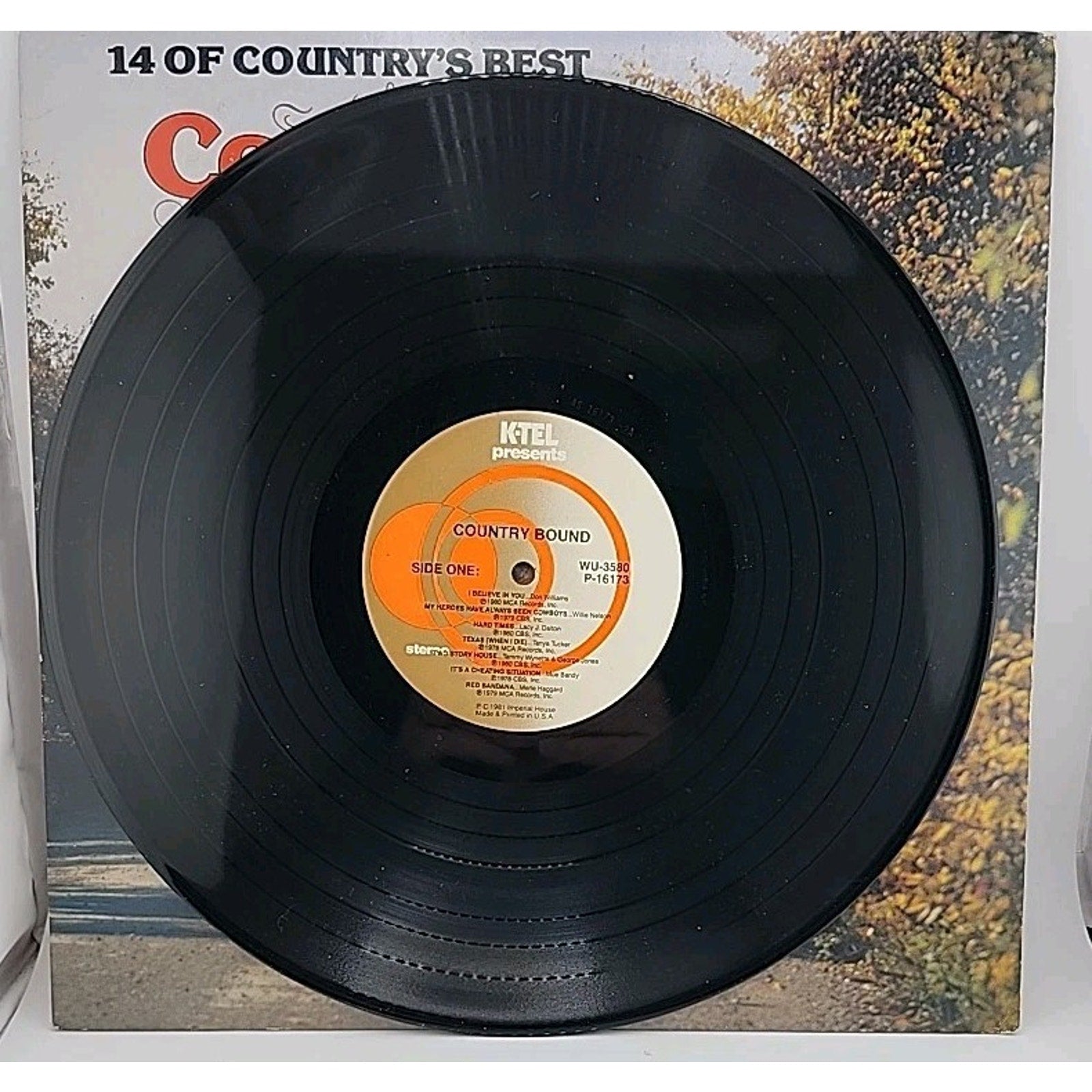 Country Bound Vinyl, LP, Compilation 1981 Imperial House – WU 3580