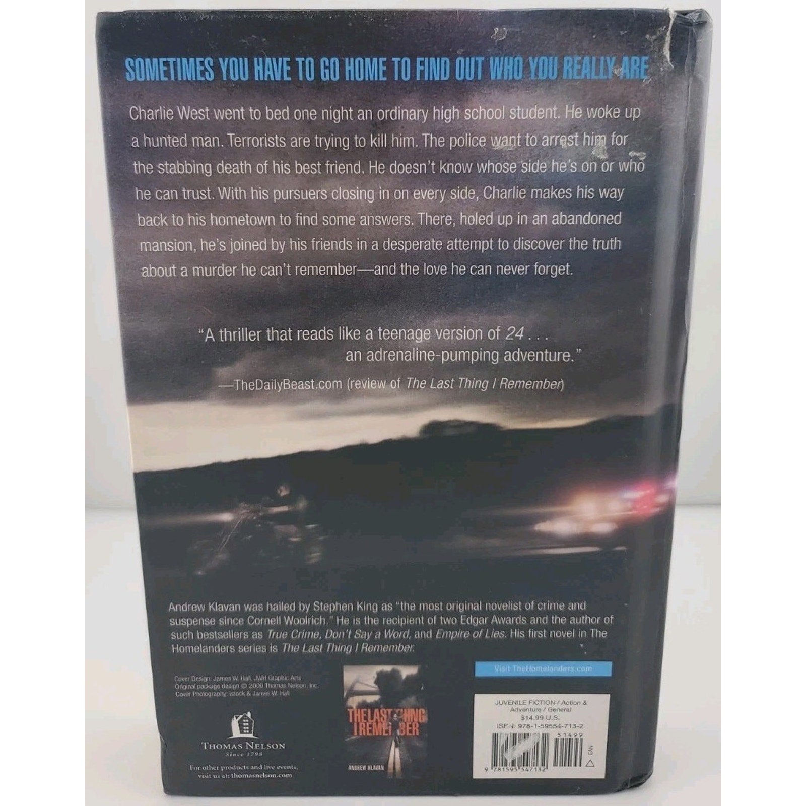 Long Way Home by Andrew Klavan (2010, Hardcover)