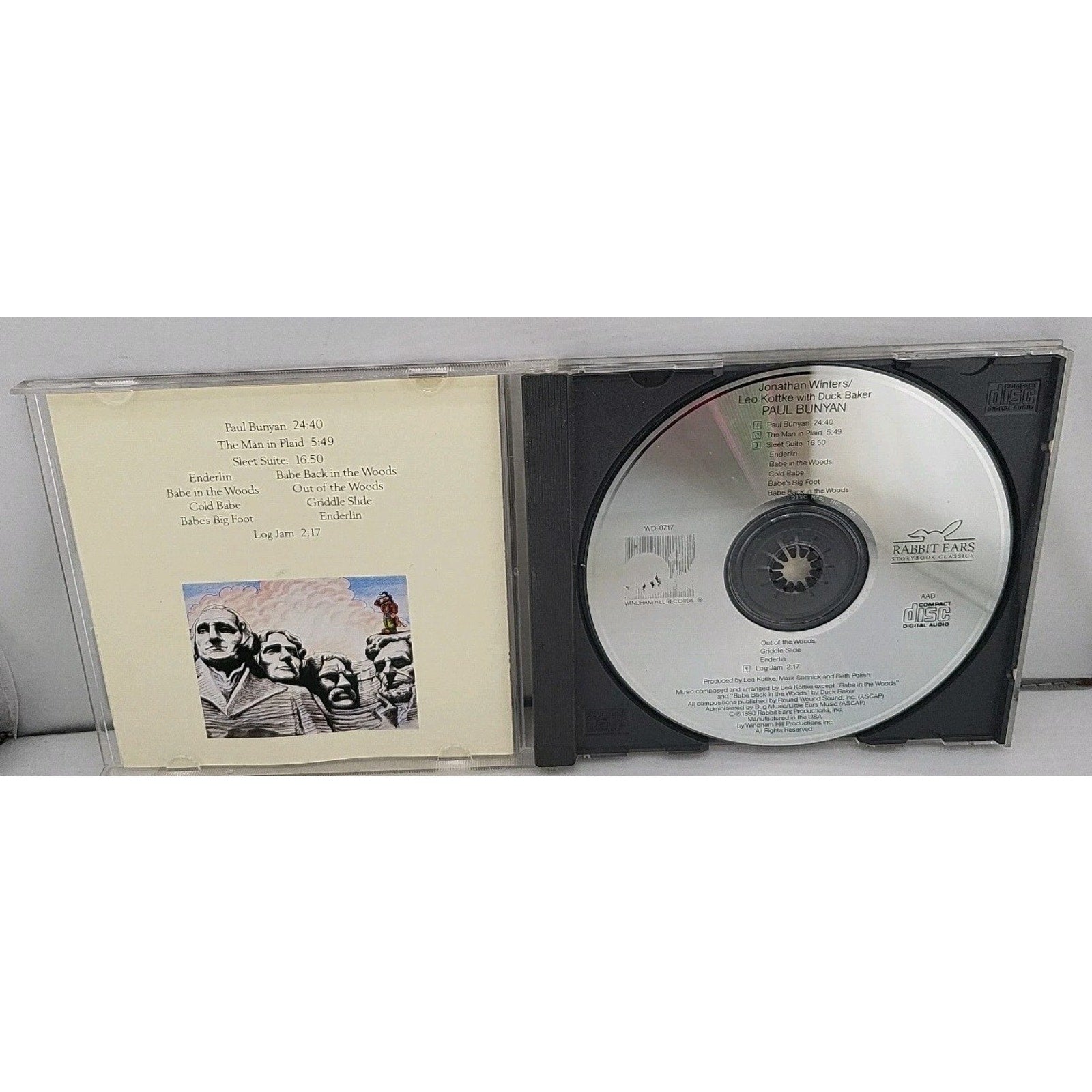 Jonathan Winters Paul Bunyan CD Leo Kottke Duck Baker